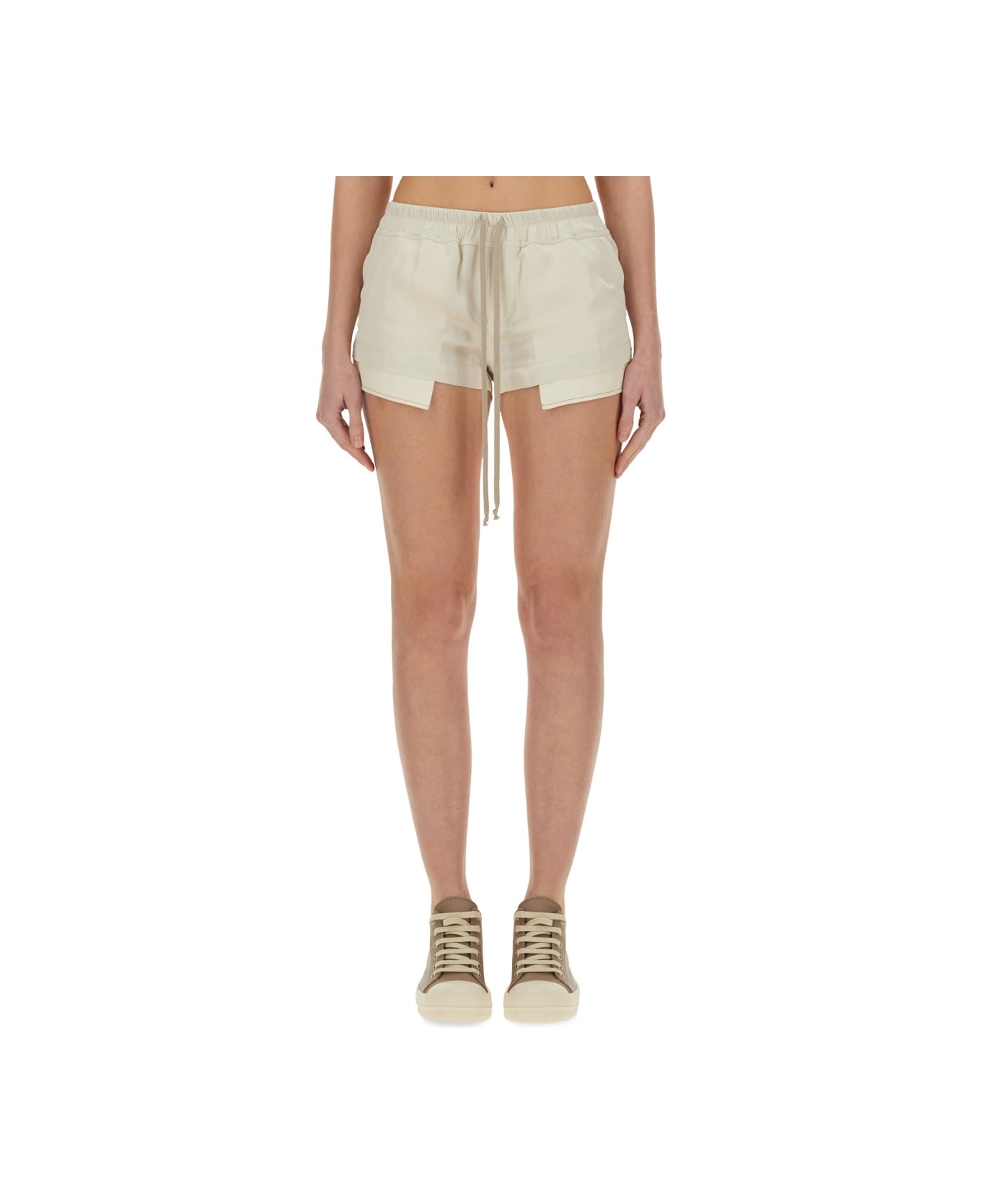 Rick Owens "fog Boxers" Shorts - BEIGE