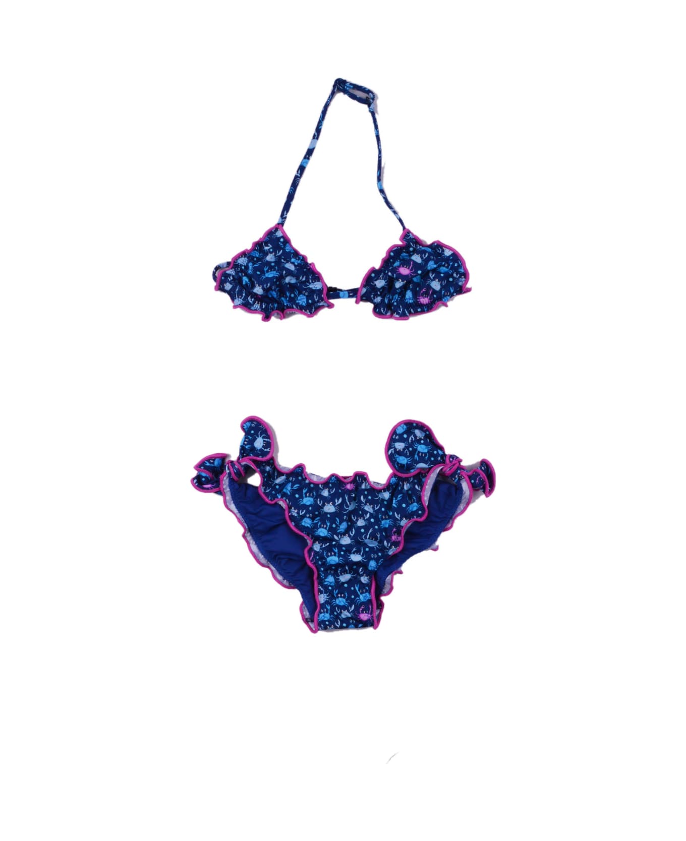 MC2 Saint Barth Bikini Swimsuit With Print - Blue 水着