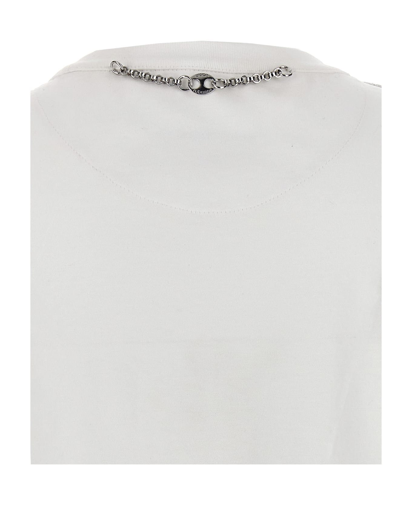 Paco Rabanne Metal Mesh T-shirt - Silver White