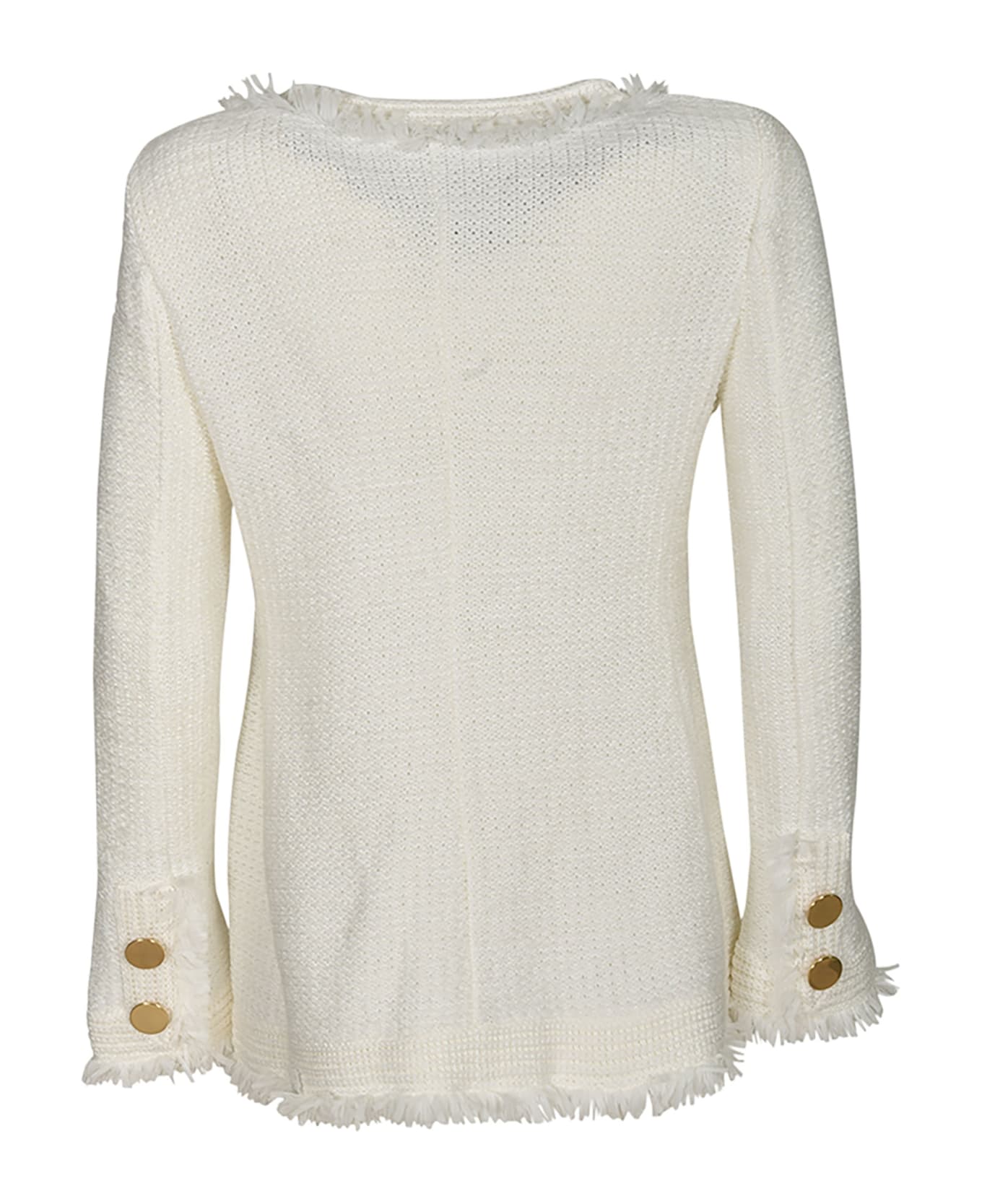 Charlott Fringed Jacket - White
