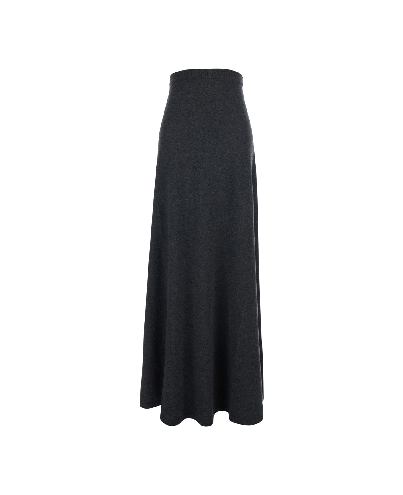 Balenciaga Maxi Wool Skirt - Grey
