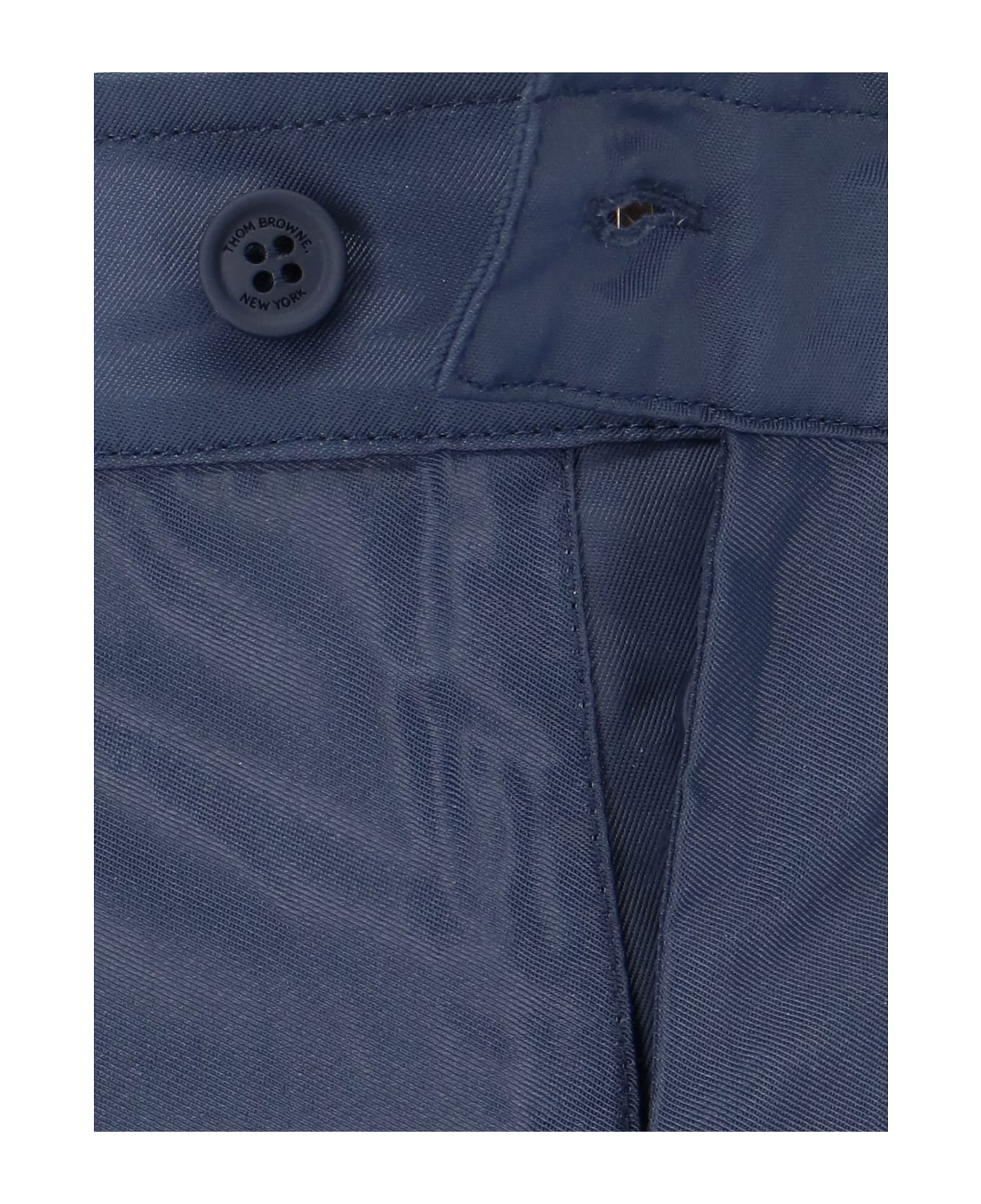 Thom Browne 4-bar Board Shorts - Blue 水着