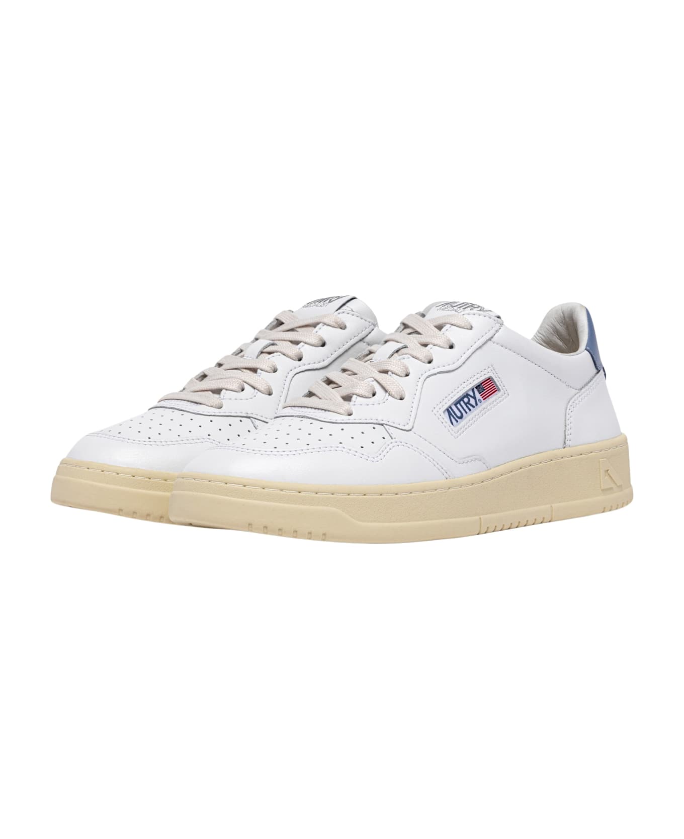Autry Medalist Low Leat Leat Wht Tempest - Wht Tempest