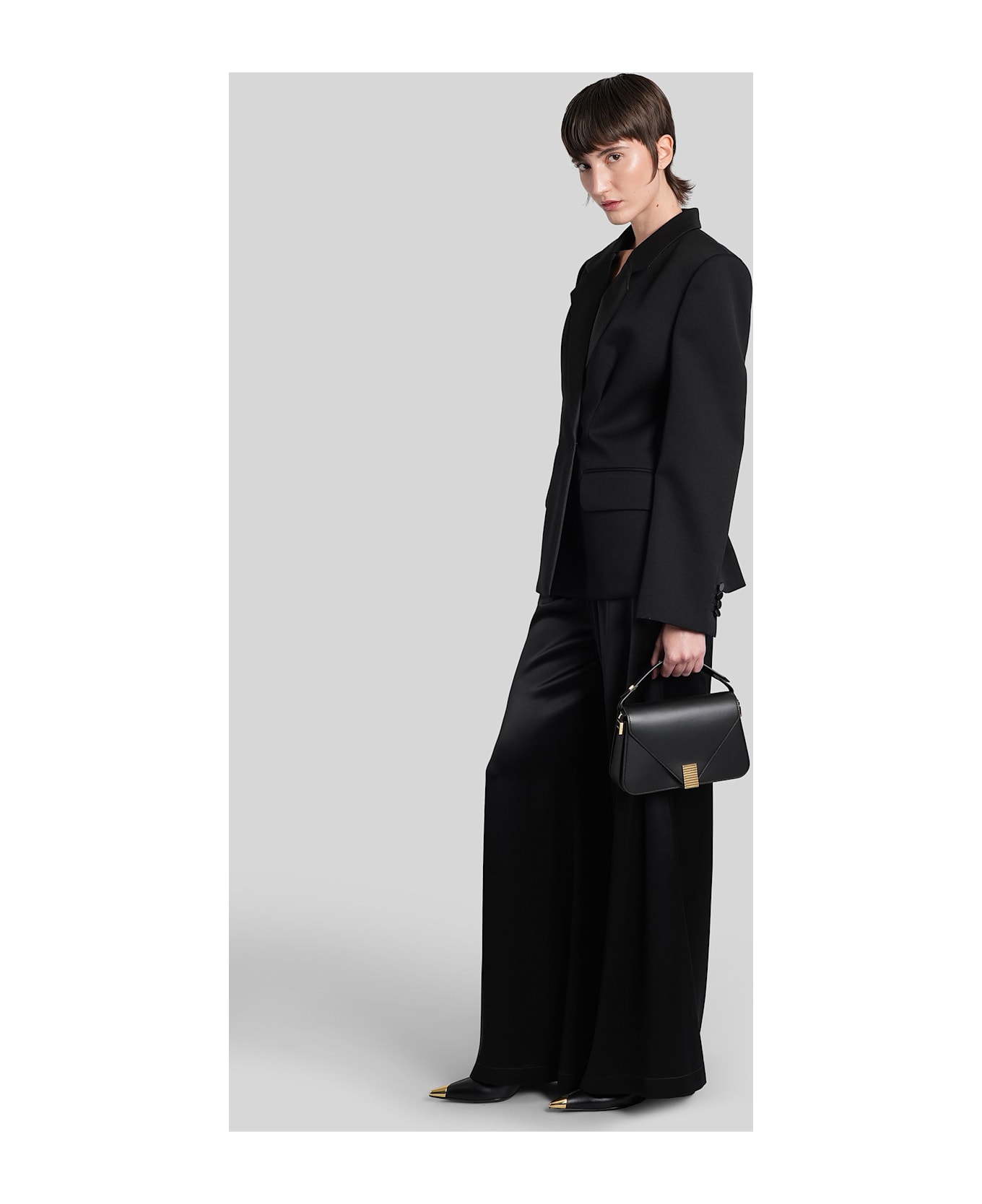 Lanvin Blazer In Black Wool - black