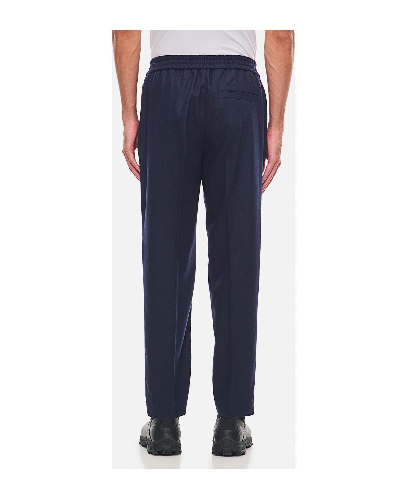 A.P.C. Pieter Wool Trousers - Pia Heather Marine