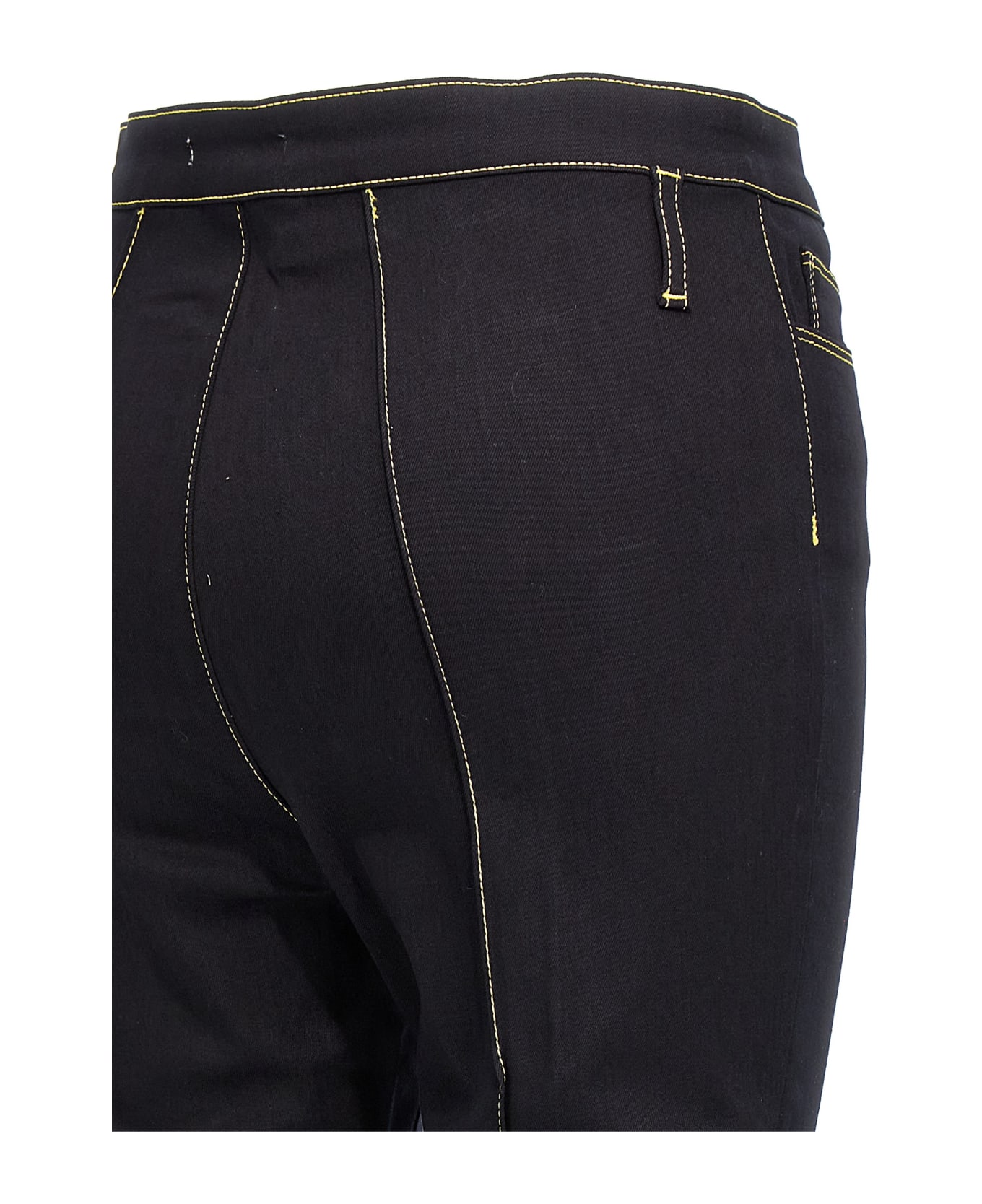 Nensi Dojaka 'tulle' Jeans - Black  