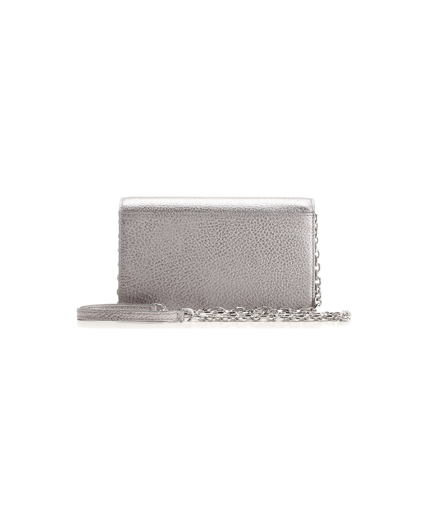 Maison Margiela Wallet On Chain - Silver