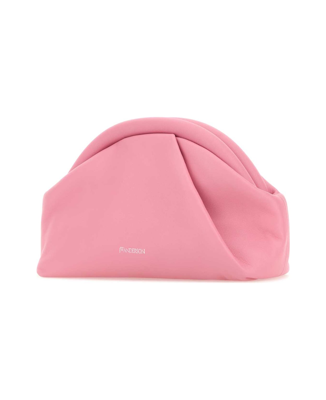 J.W. Anderson Pink Leather The Bumper Clutch - PINK クラッチバッグ