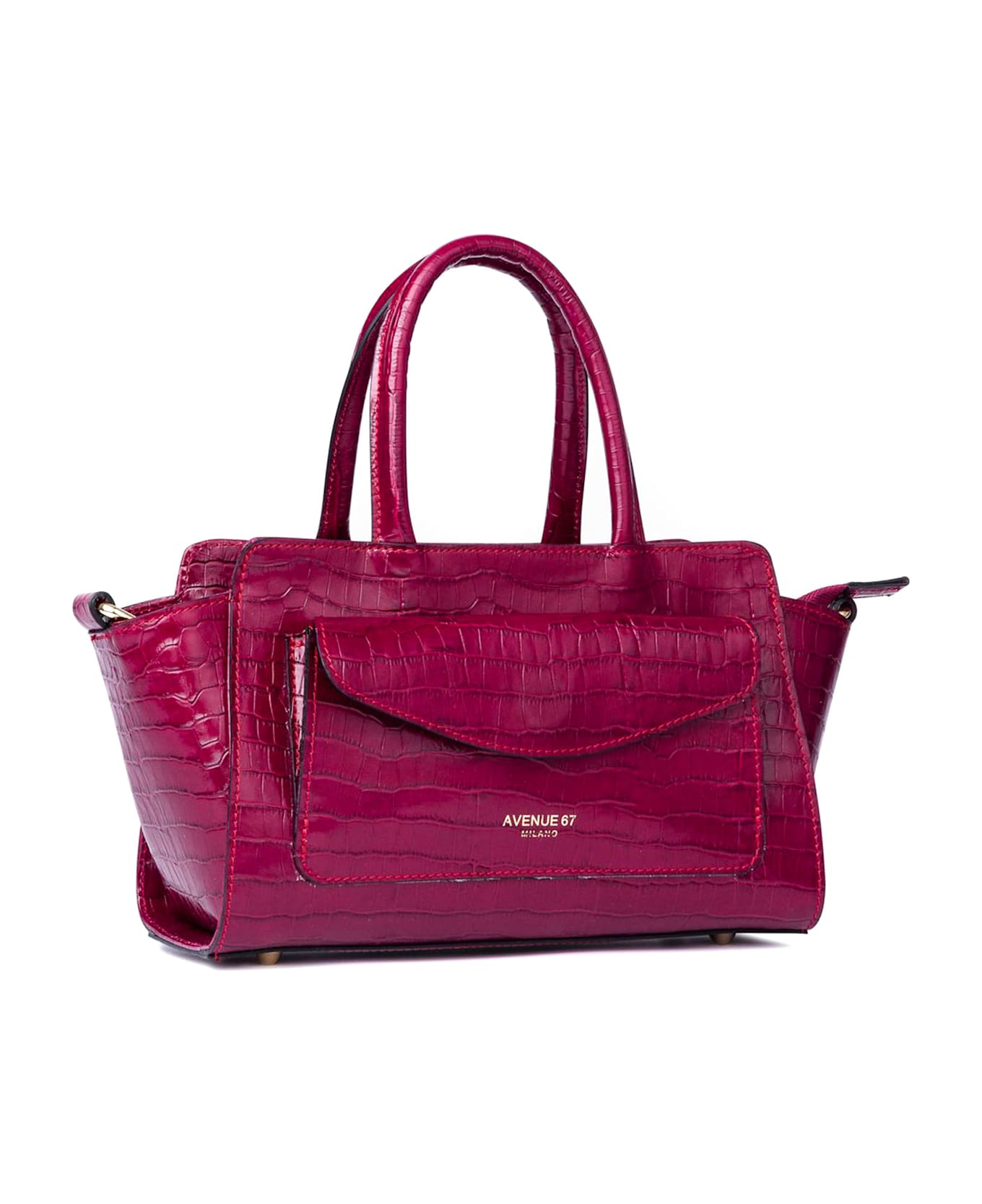 Avenue 67 Letizia Bag In Cyclamen Leather - Bordeaux