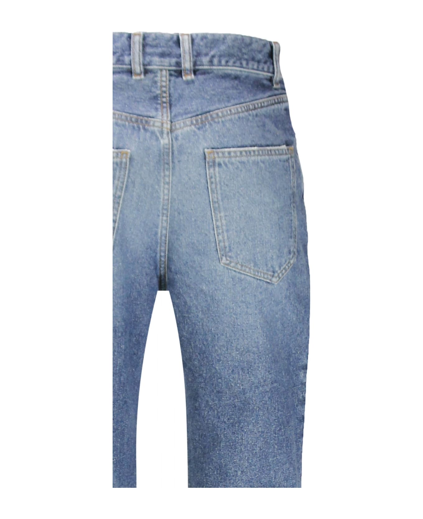 Chloé Wide Leg Denim Jeans - Blue