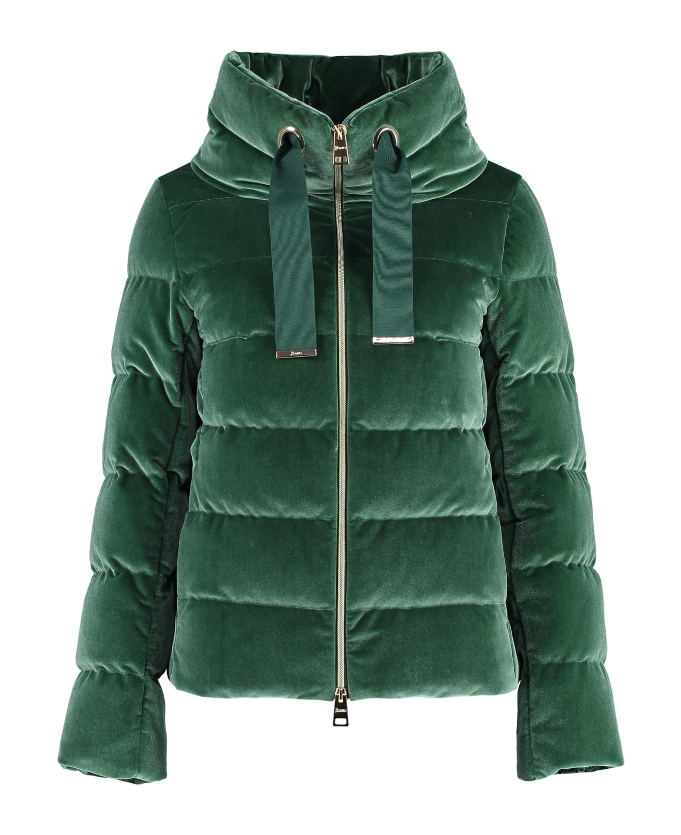 VIP【関税送料無料】希少 Herno Biker-style jacket Herno Bimaterial Jacket | italist
