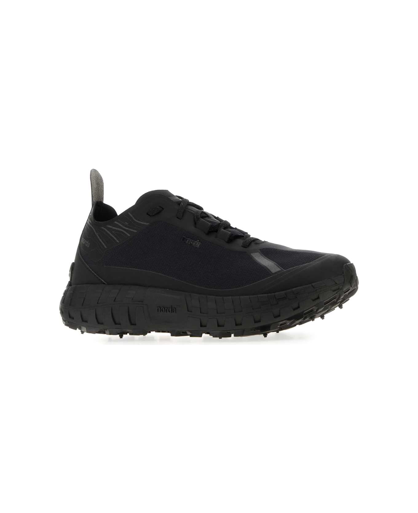 Norda Black Canvas 001a Sneakers - STEALTHBLACK
