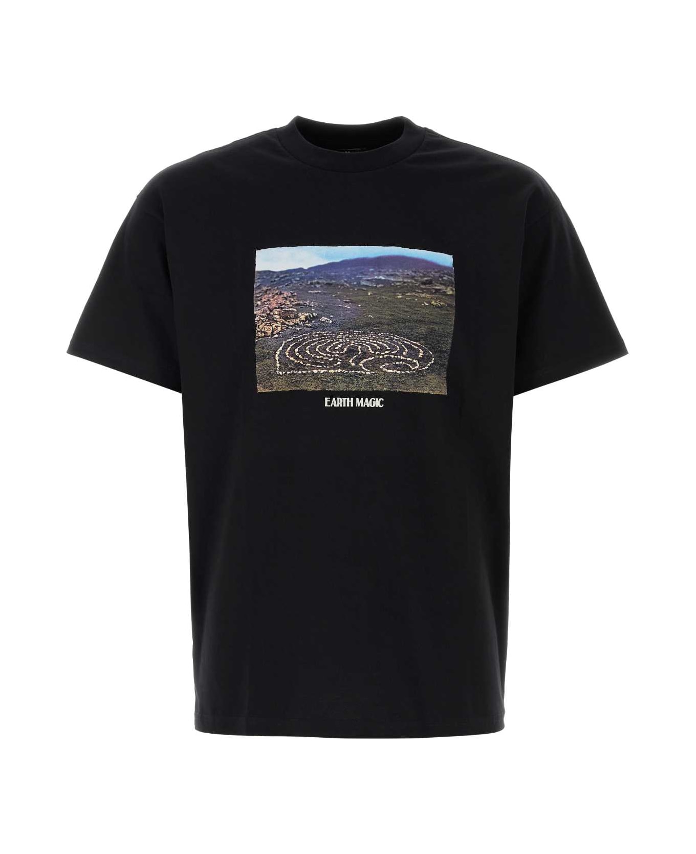 Carhartt Black Cotton S/s Earth Magic T-shirt - BLKRIGID