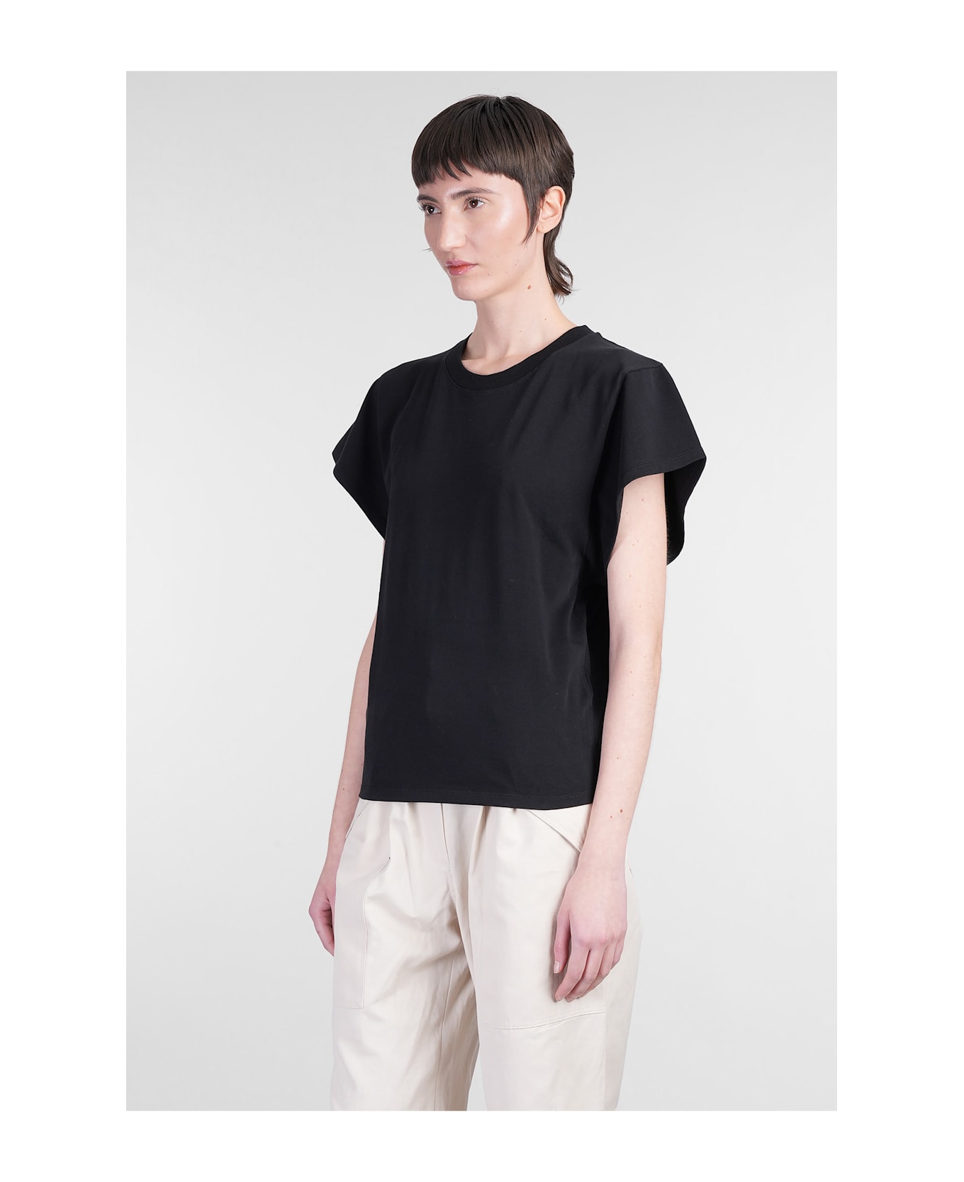 IRO Ceirsey T-shirt In Black Cotton - black