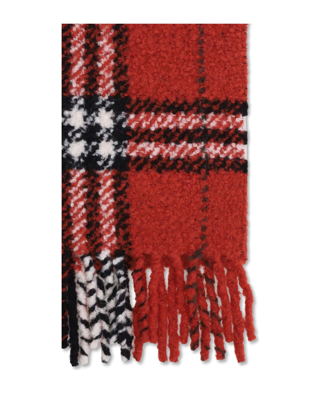 Burberry Scarf From A Warm Alpaca-wool Blend Bouclé