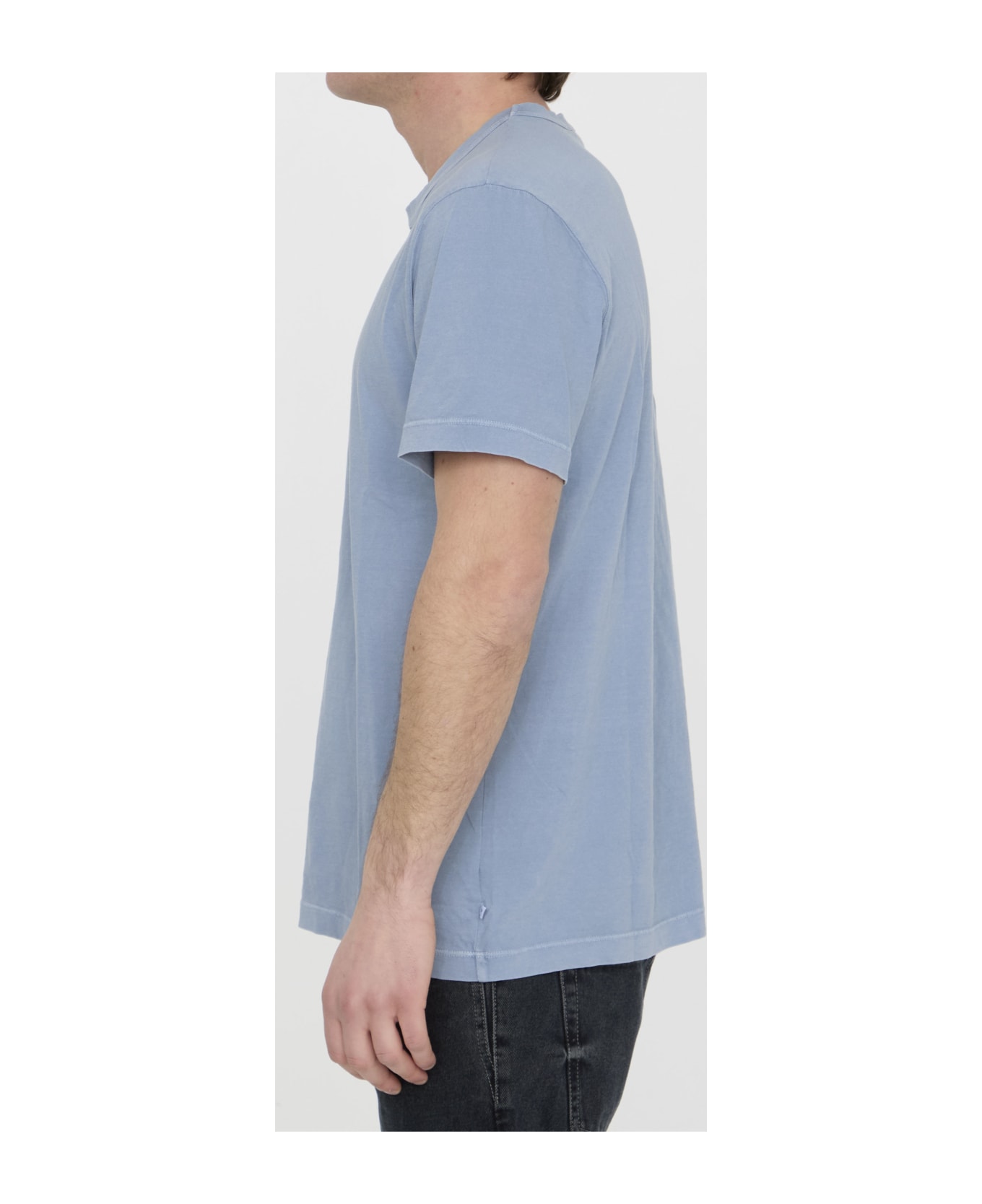James Perse Cotton T-shirt - LIGHT BLUE