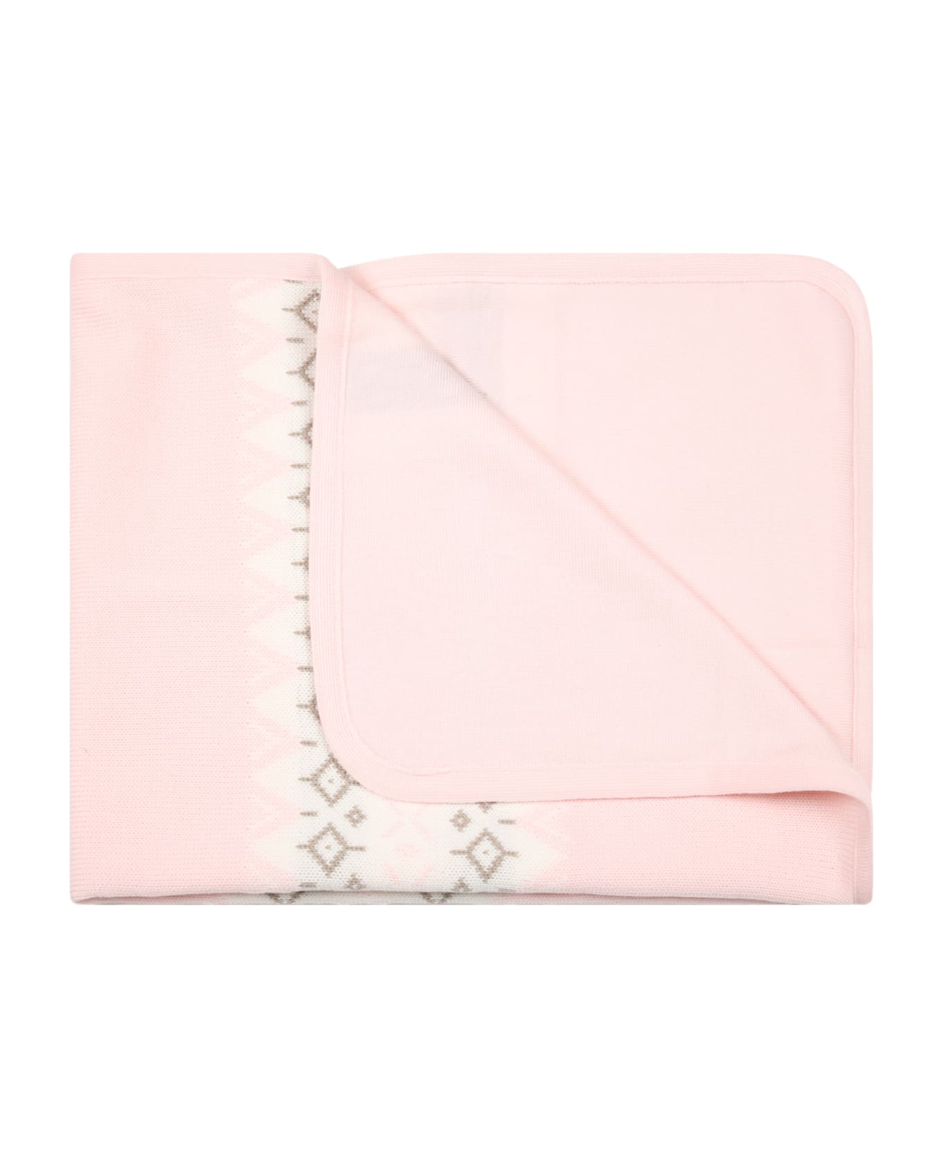 Little Bear Pink Blanket For Baby Girl - Rosa