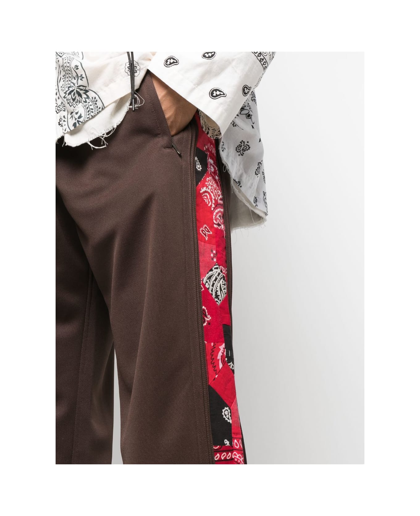 Children of the Discordance Printed Bandana Trousers - Brown
