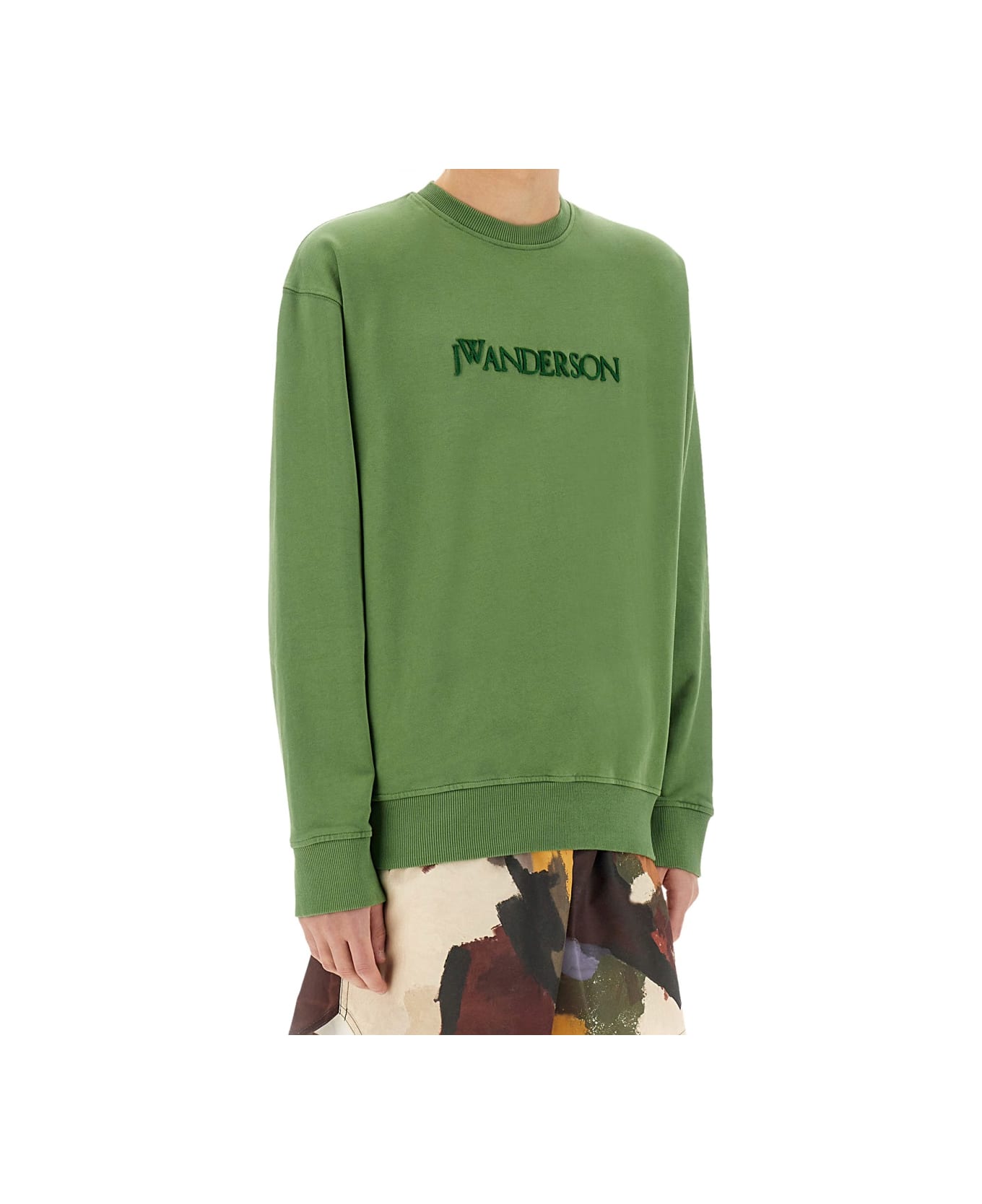 J.W. Anderson Sweatshirt With Logo - GREEN