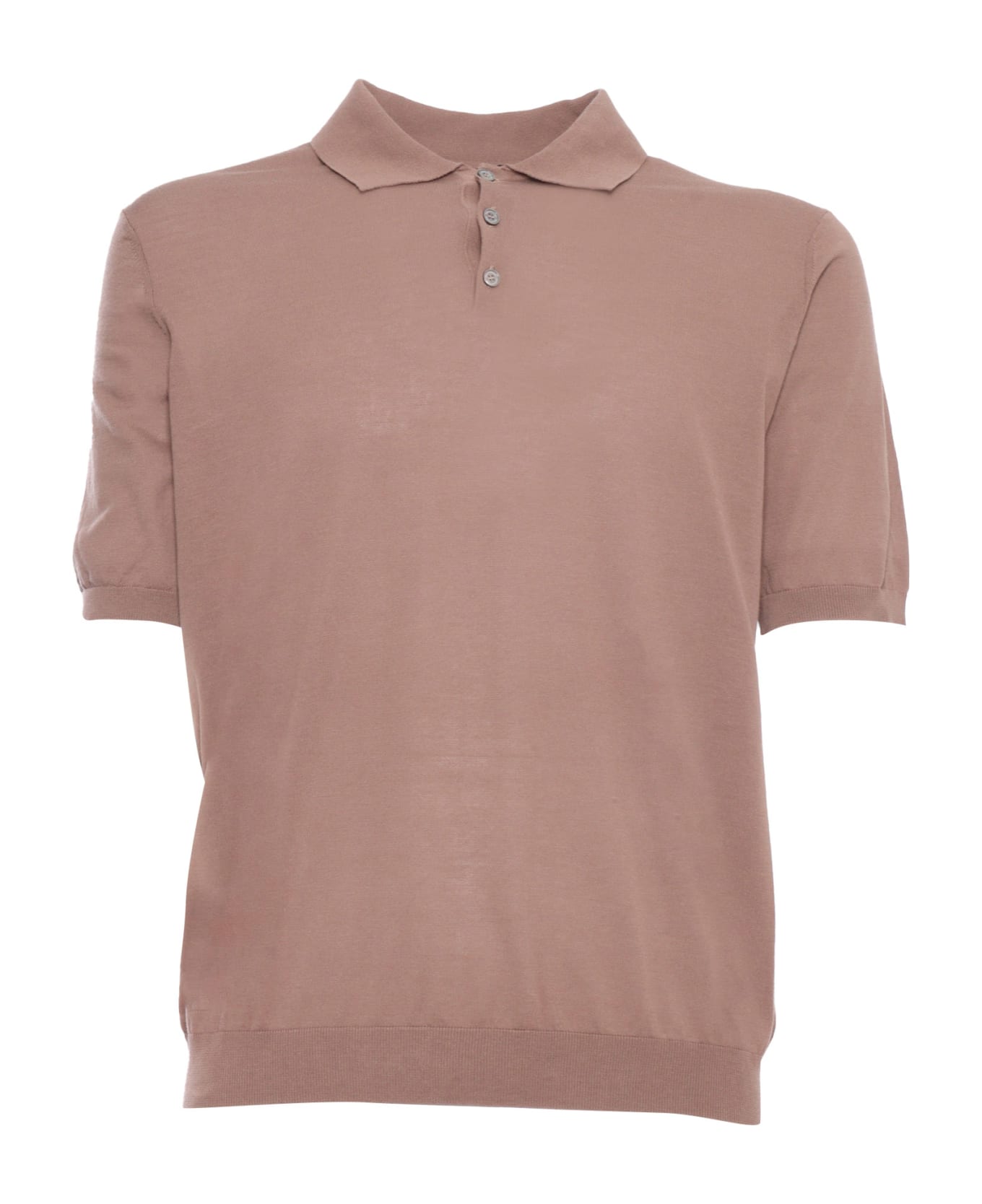 Ballantyne Terracotta Polo Shirt - BROWN