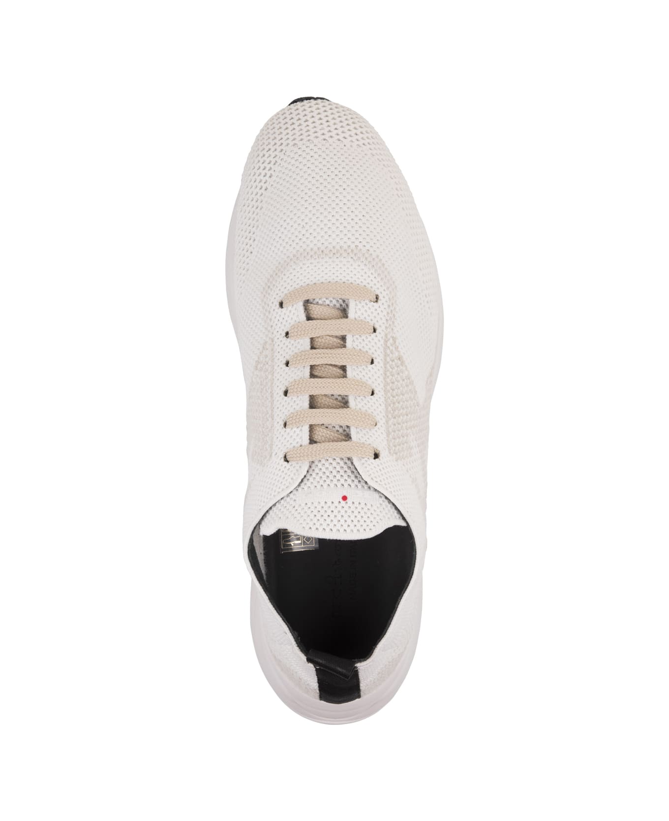 Kiton White Running Sneakers - White