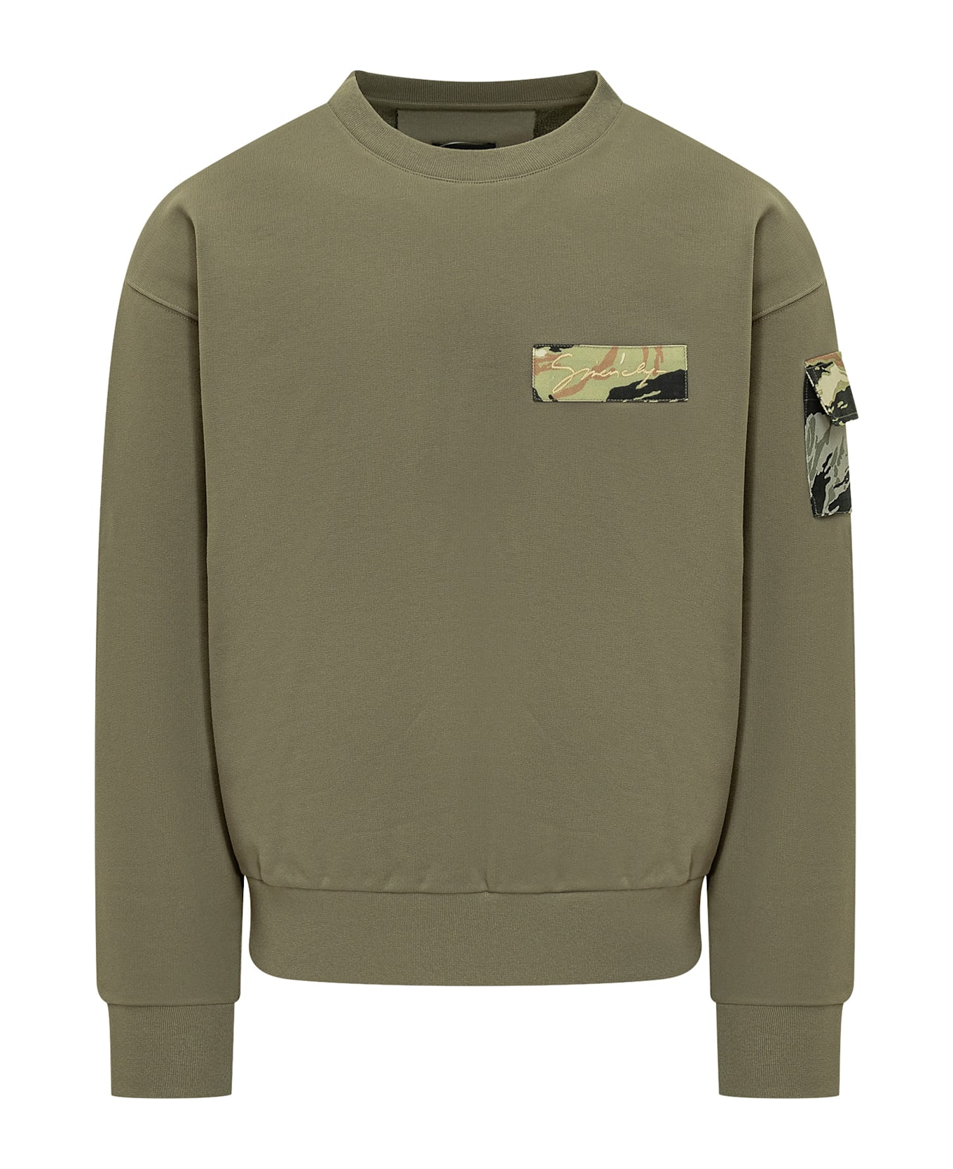 Givenchy Sweatshirt With Logo - Kaki