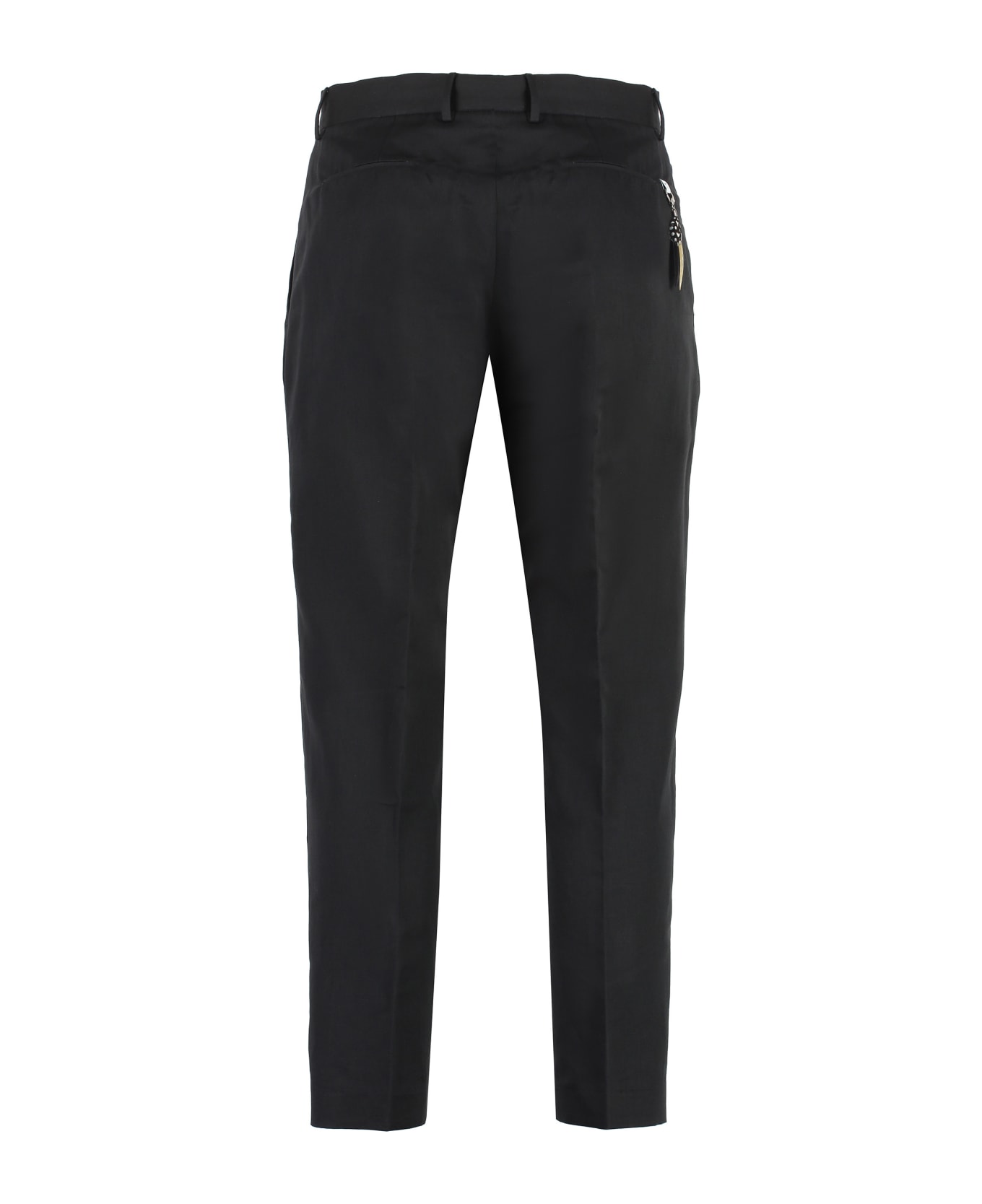 PT01 Cotton-linen Trousers - 0990 BLACK