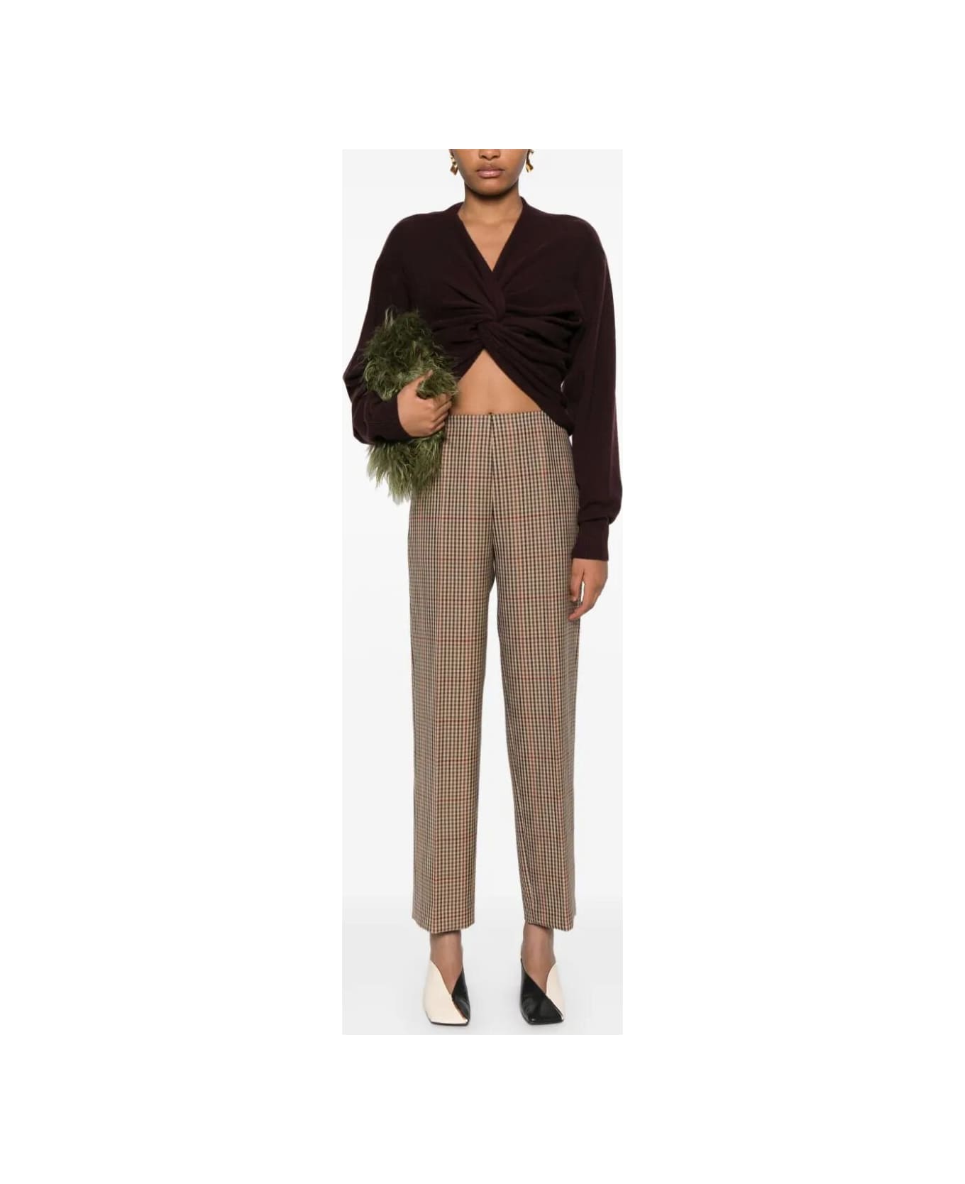 Dries Van Noten Panta Dritto - Rust