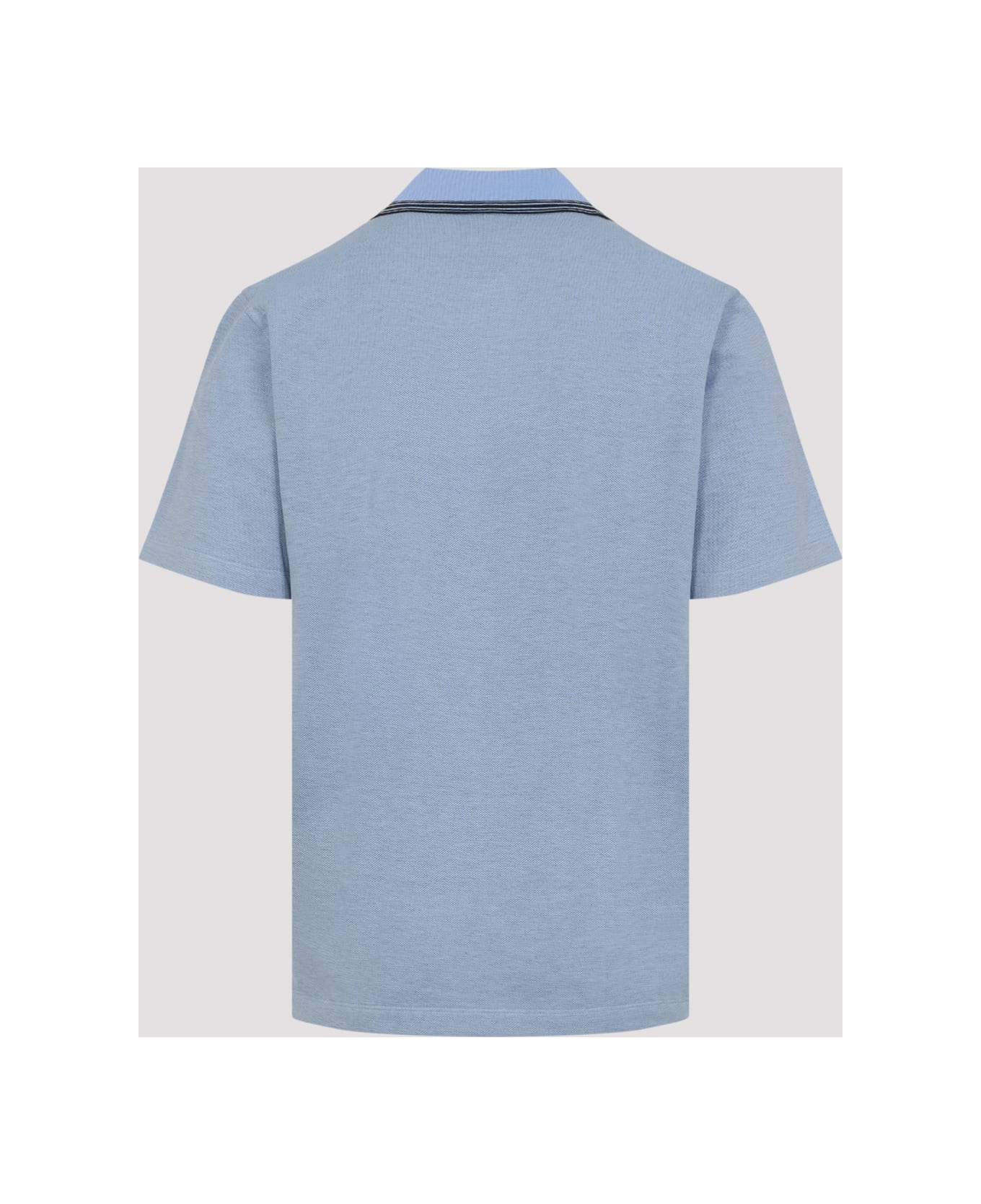 Brioni Cotton Polo - Lead Sky Blue