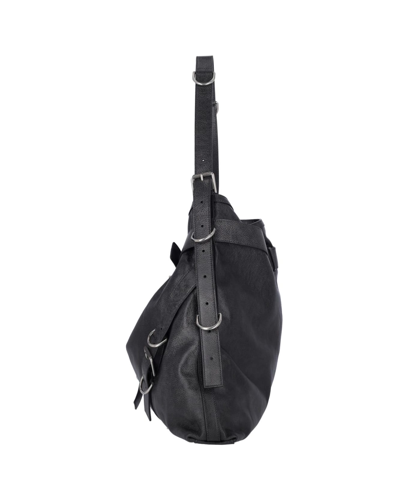 Givenchy 'voyou Boyfriend' Large Shoulder Bag - BLACK