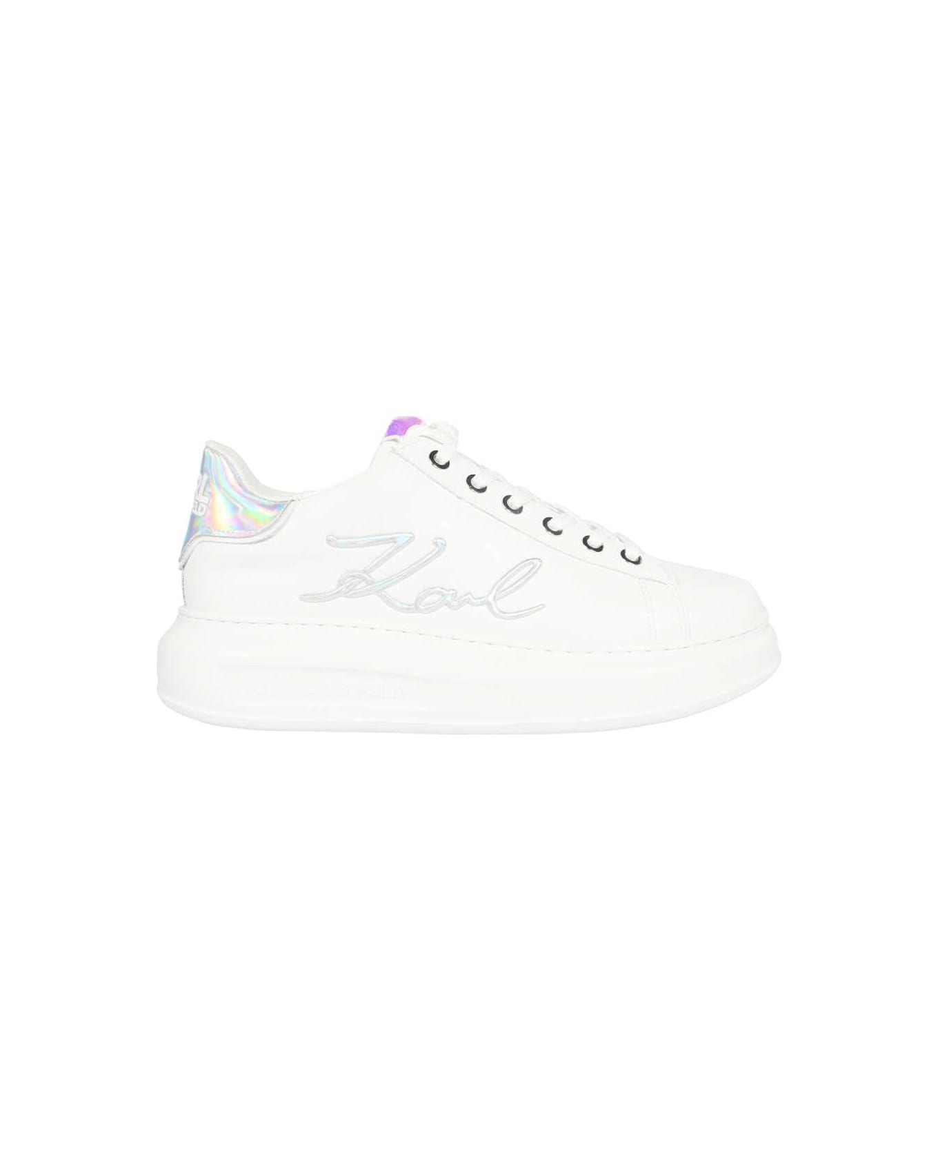 Karl Lagerfeld Low-top Sneakers - White ウェッジシューズ