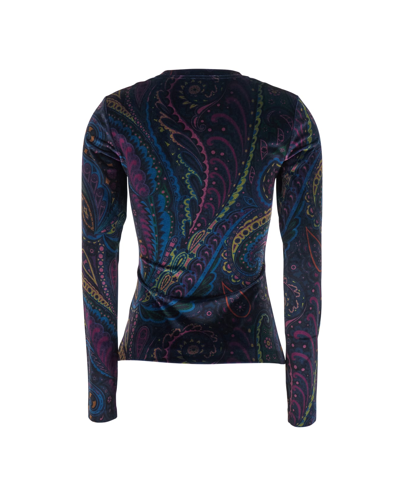 Etro Velvet Top - Blu