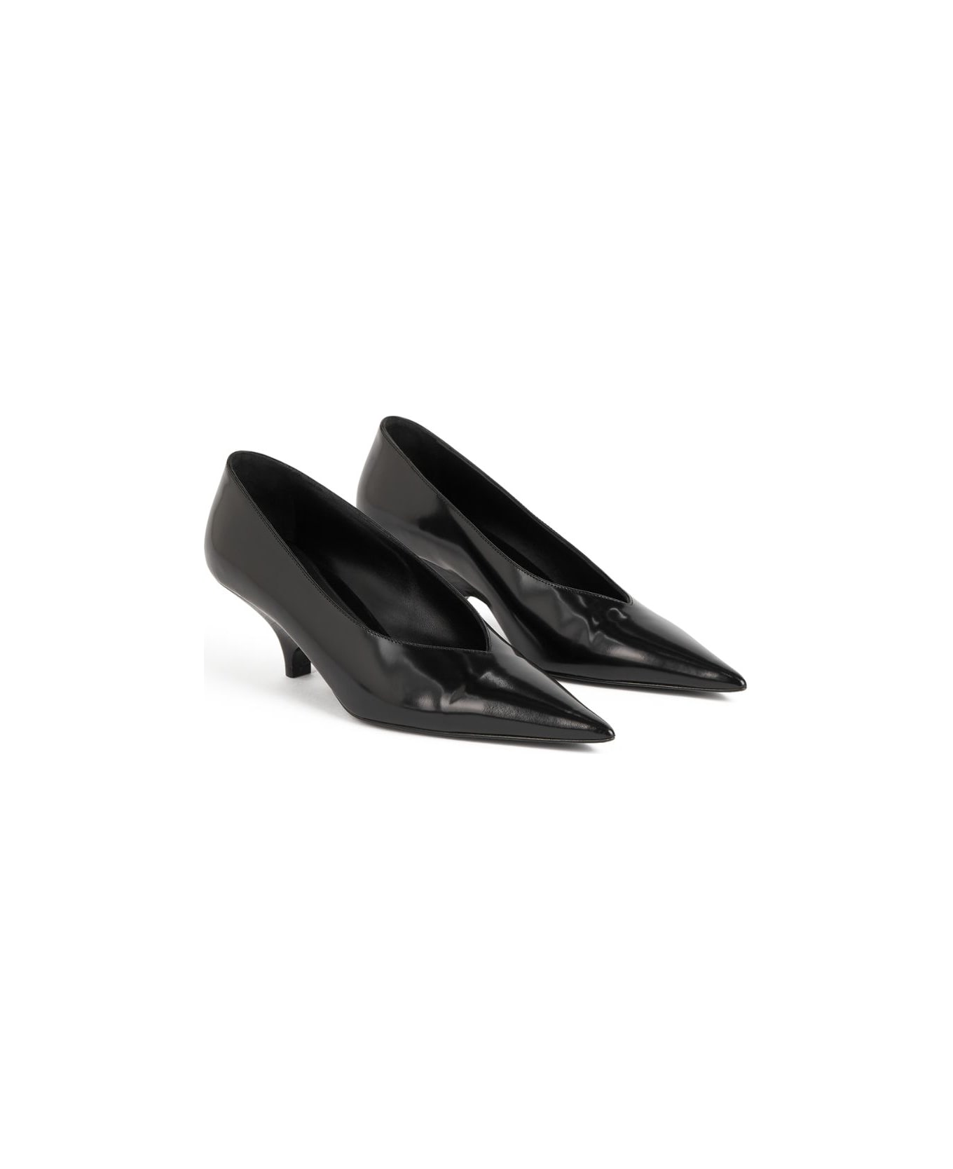 Totême The Wedge Heel Pump - Black