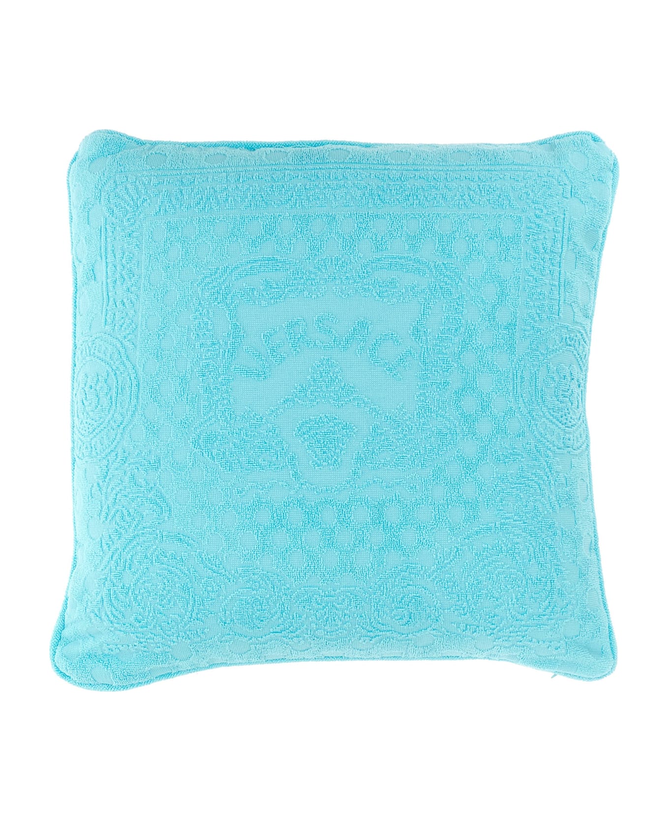 Versace 'seashell Baroque' Cushion With La Vacanza Caspule - Light Blue クッション
