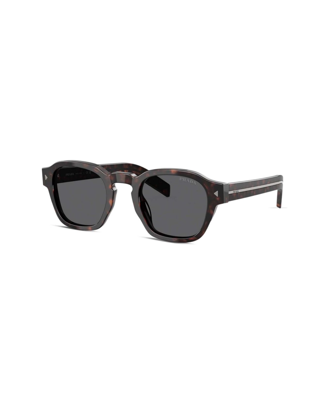 Prada Eyewear Prada Pra16s 17n731 Tartarugato Sunglasses - Marrone サングラス