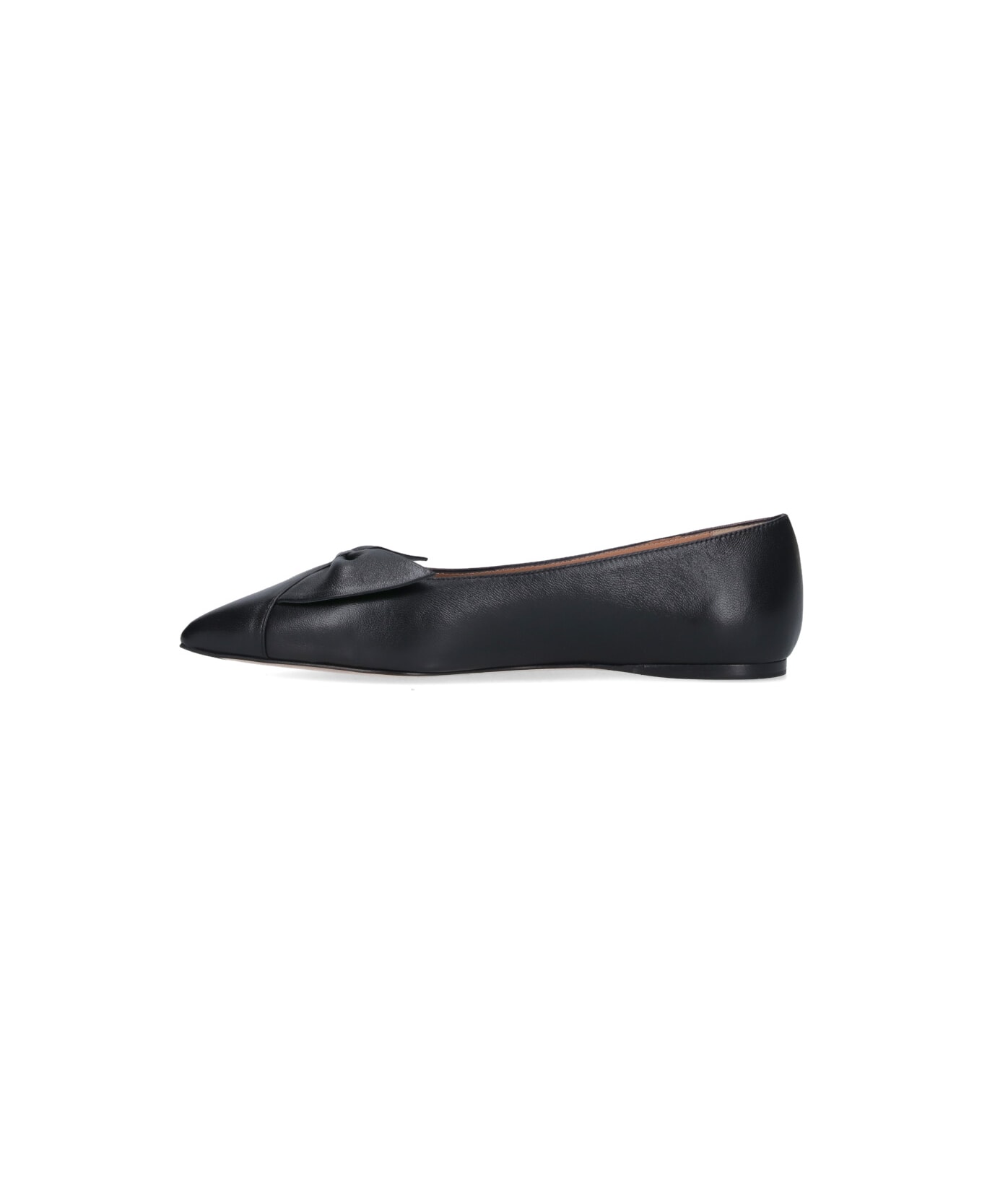 Ferragamo Bow Ballet Flats - Black  