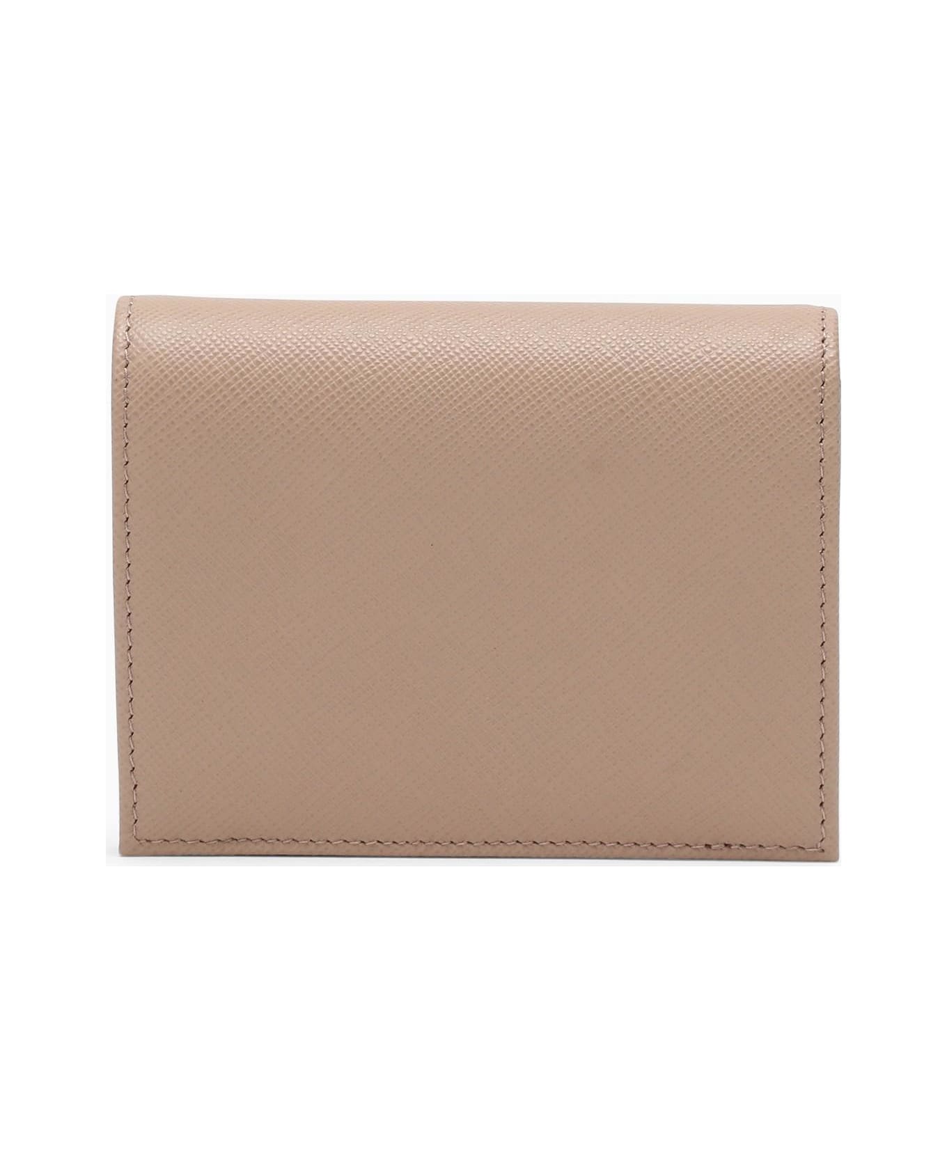 Prada Powder Pink Saffiano Leather Small Wallet - F0236