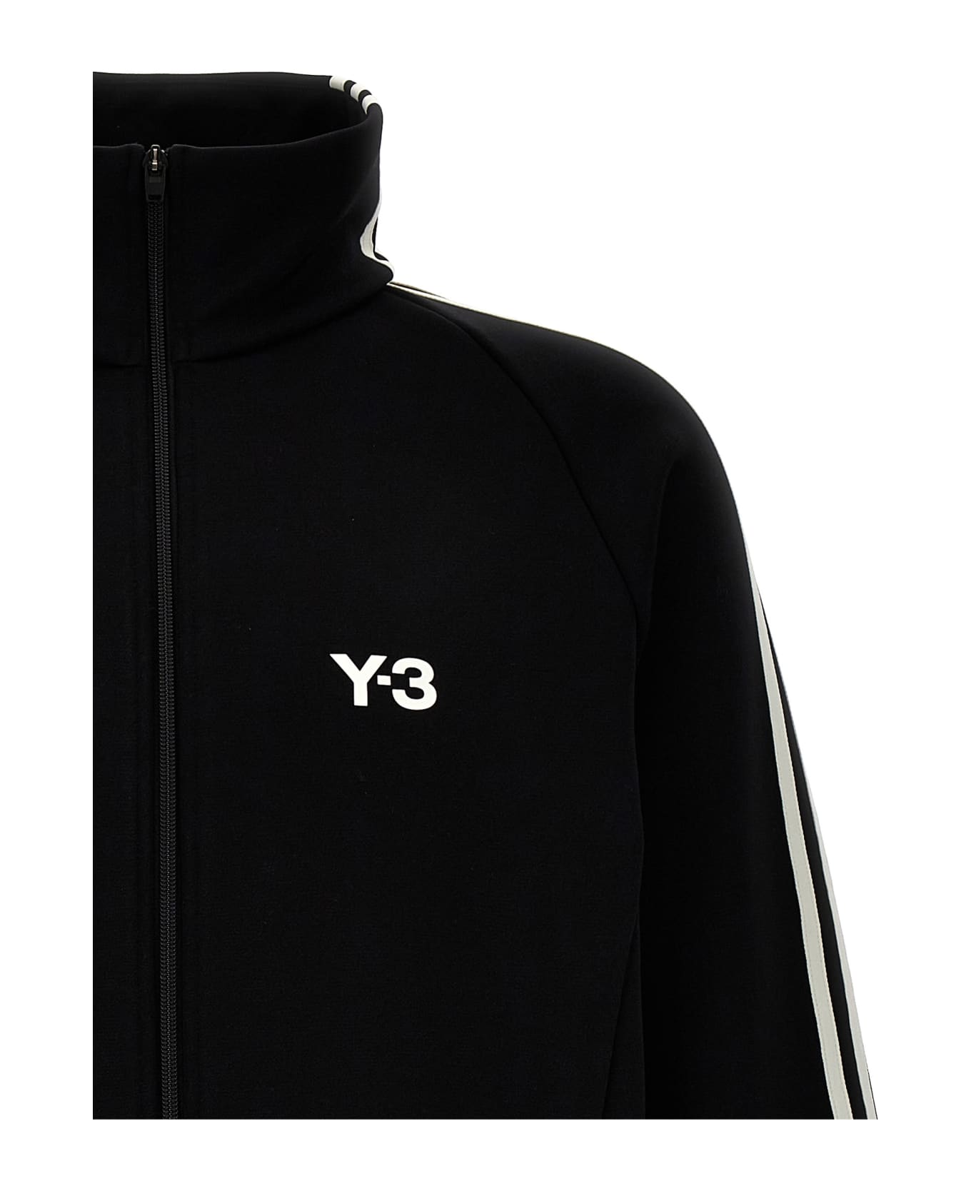 Y-3 Contrast Band Sweatshirt - White/Black ジャケット