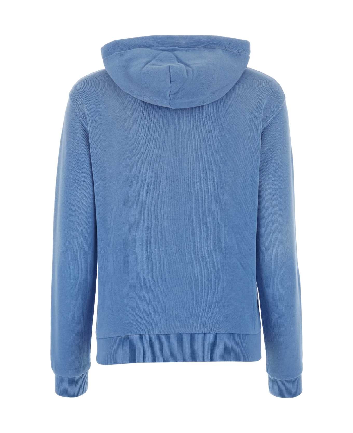 Polo Ralph Lauren Air Force Blue Cotton Sweatshirt Polo Ralph Lauren - BLUEORBIT