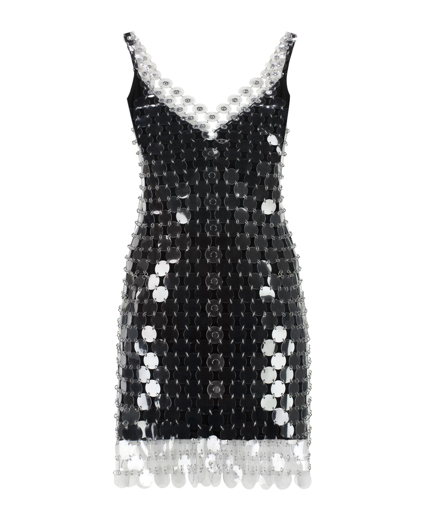 Paco Rabanne Maxi Transparent Sequin Dress - Transparent ワンピース＆ドレス
