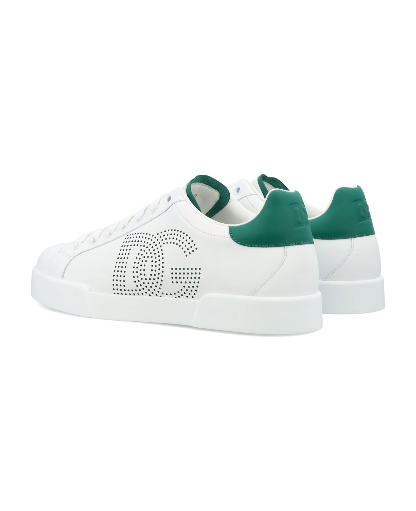 Dolce & Gabbana Portofino Light Sneaker - WHITE EMERALD