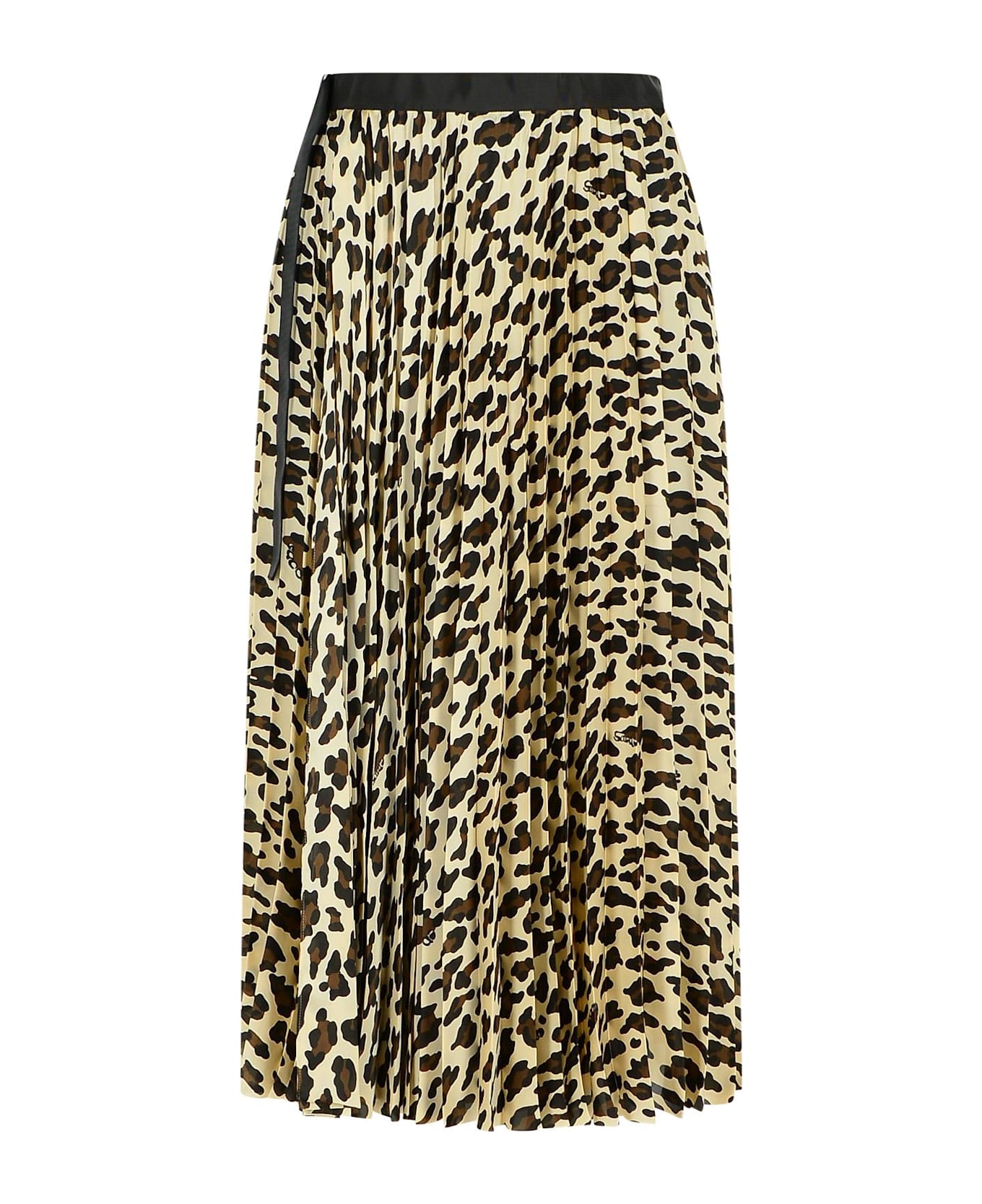Sacai Beige Polyester Skirt - Beige