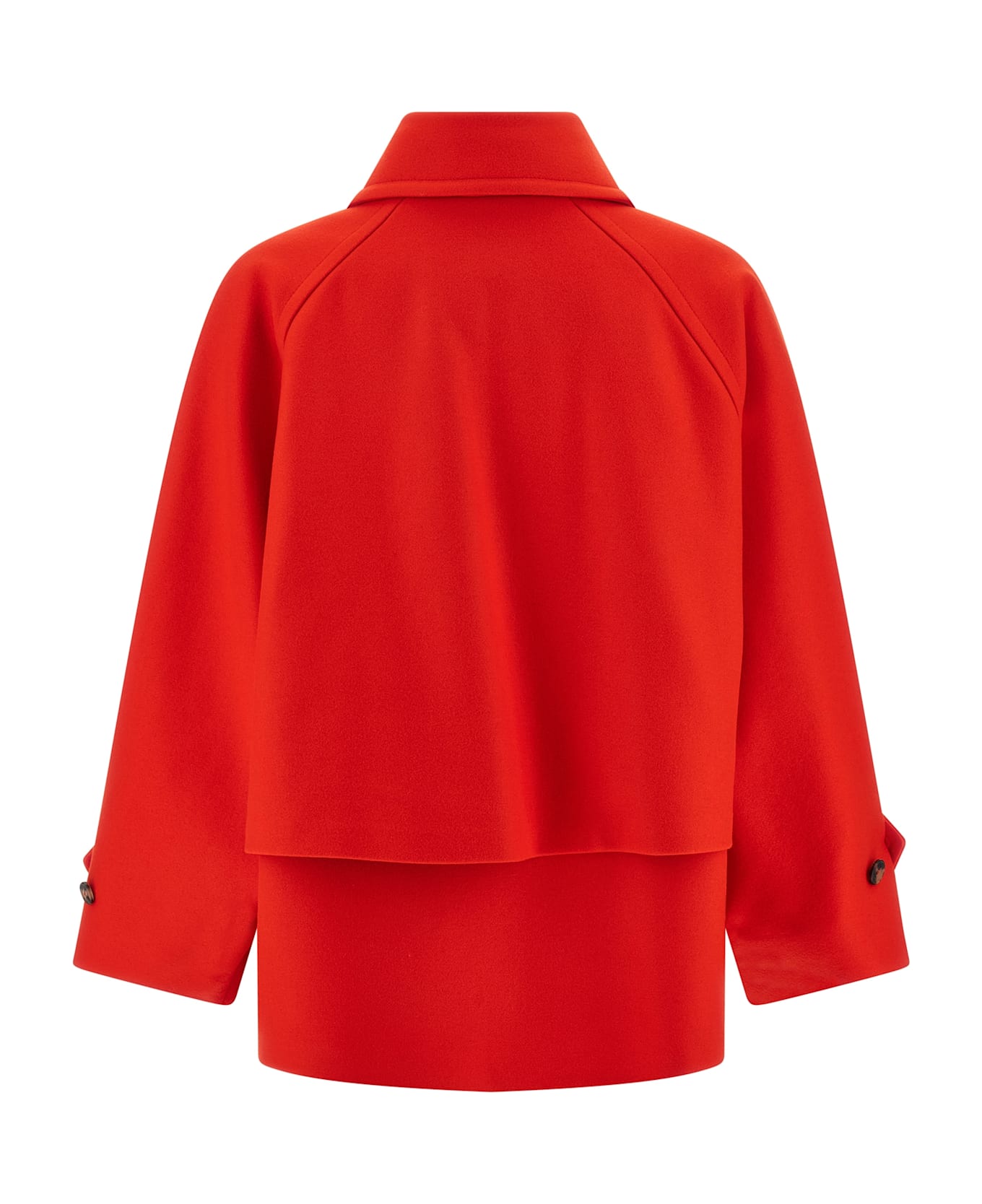 Alberto Biani Caban Coat - Red