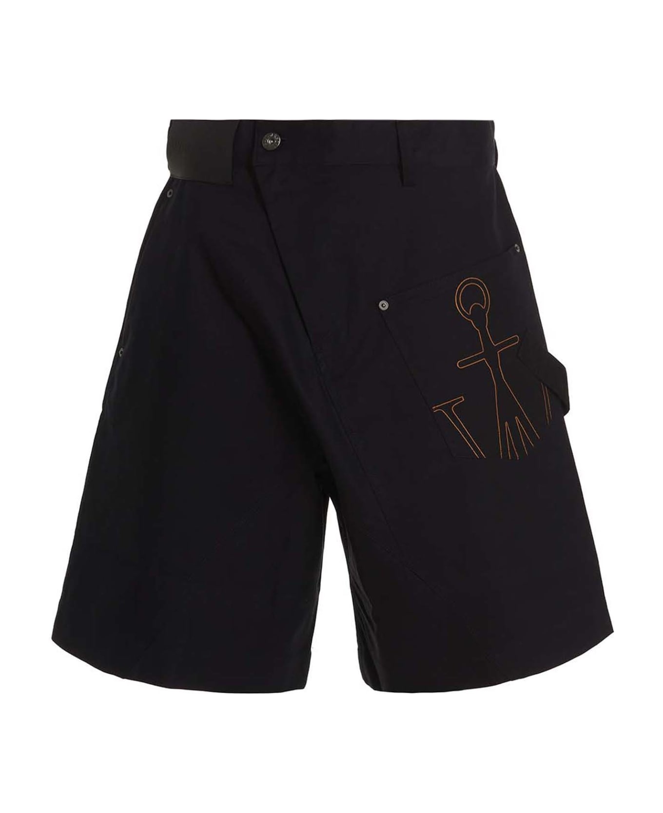 J.W. Anderson 'twisted Chino' Shorts - Blue