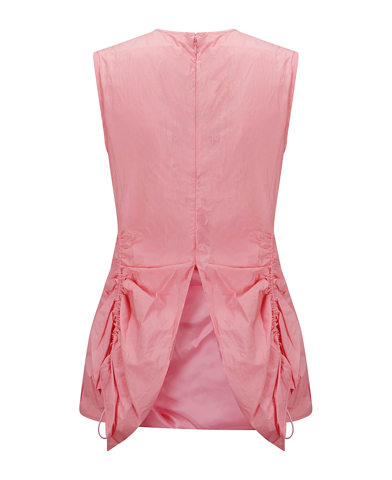 Cecilie Bahnsen Unika Top Shiki Light Taffeta - SORBET