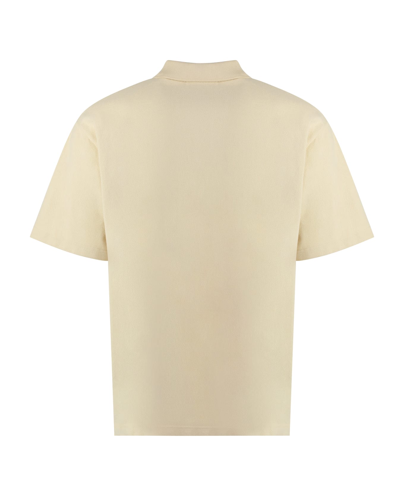 Maison Kitsuné Cotton-piqué Polo Shirt - ECRU