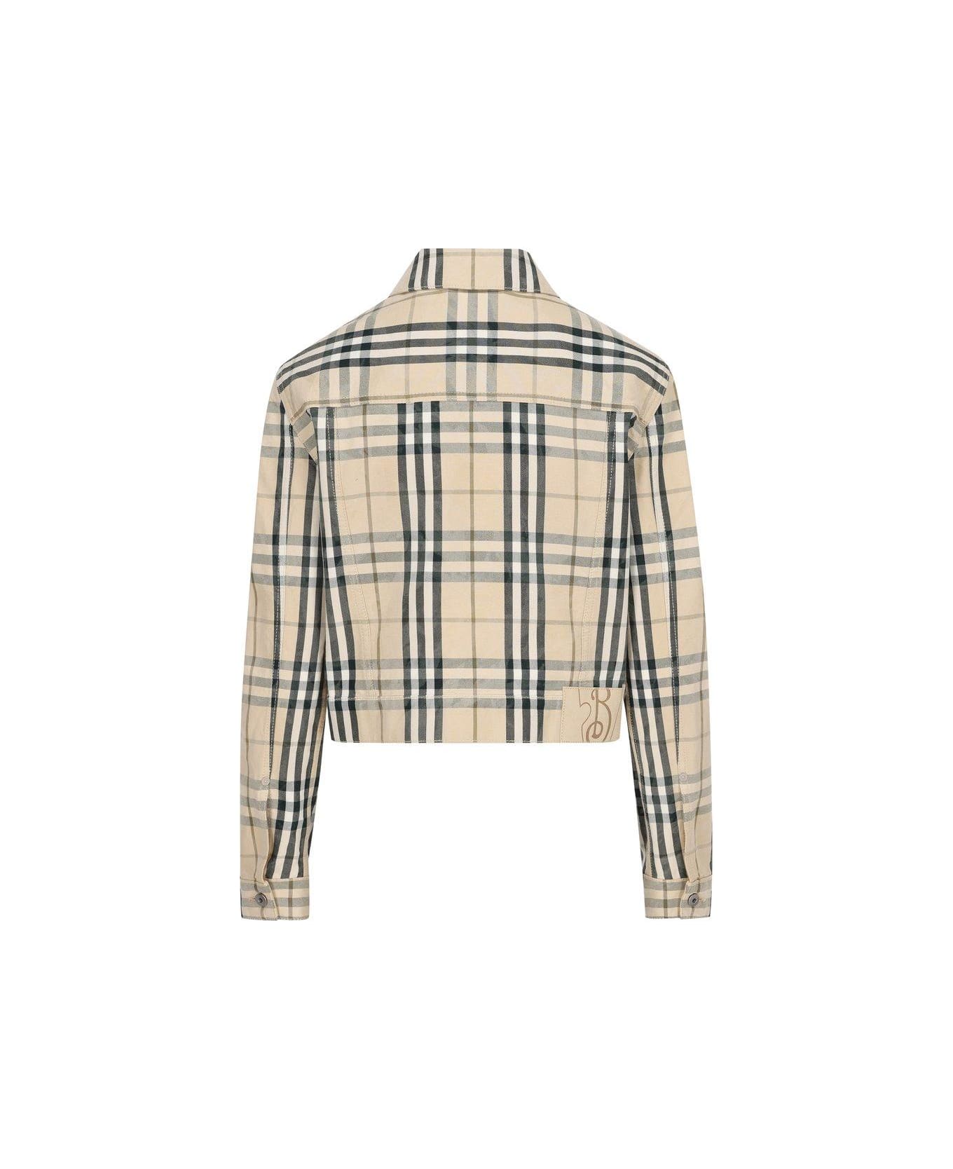 Burberry Embroidered Denim Jacket - GRAINIPCHECK