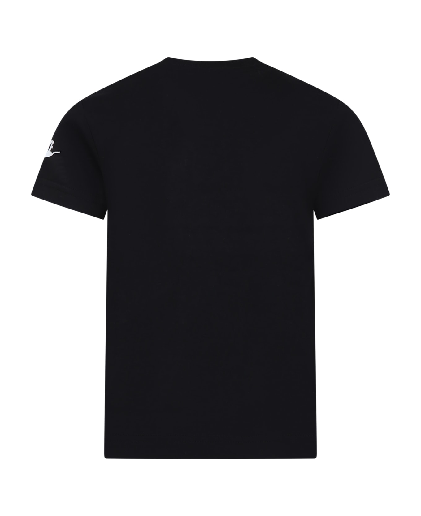 Nike Black T-shirt For Kids With Logo - Black Tシャツ＆ポロシャツ