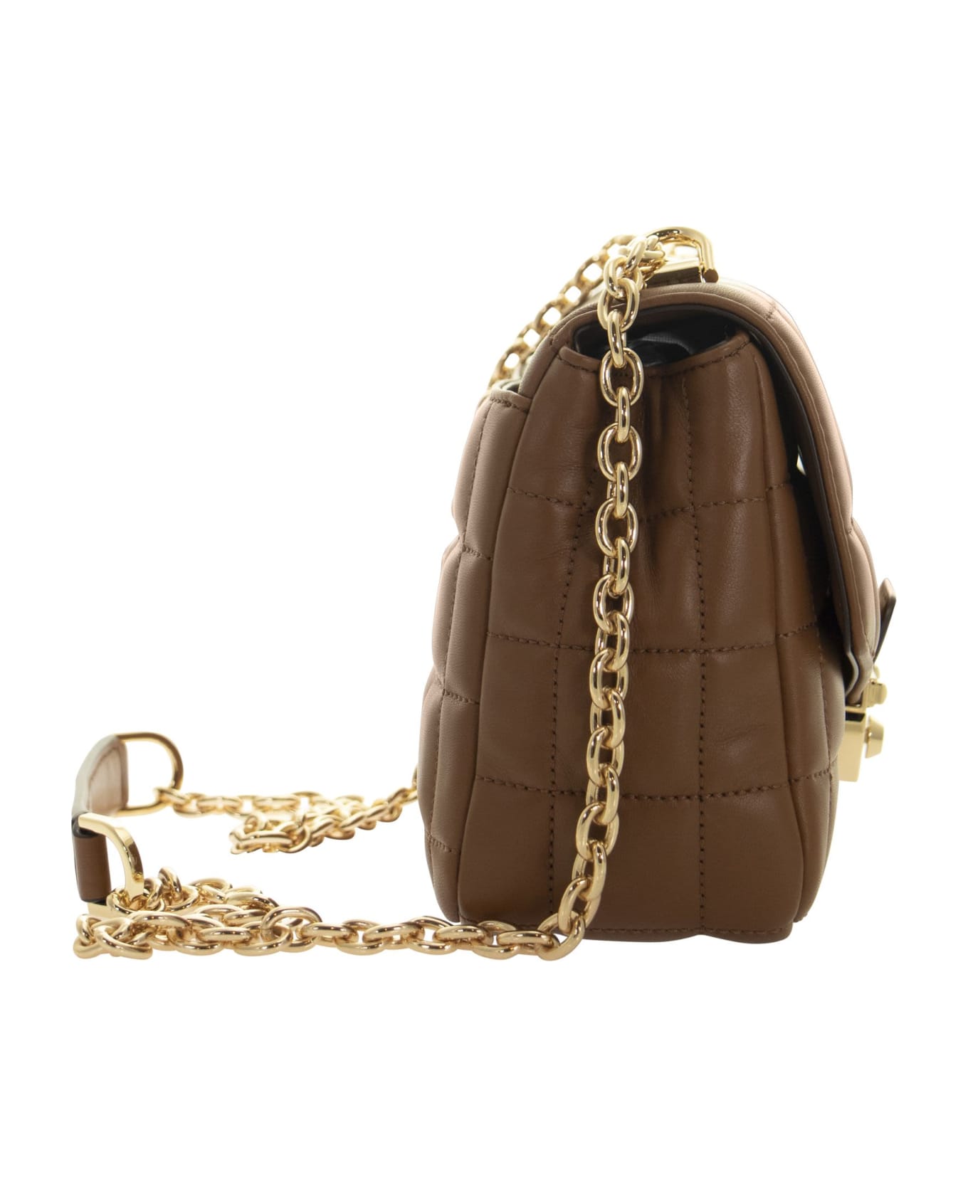 Michael Kors Soho - Quilted Leather Shoulder Bag - Brown