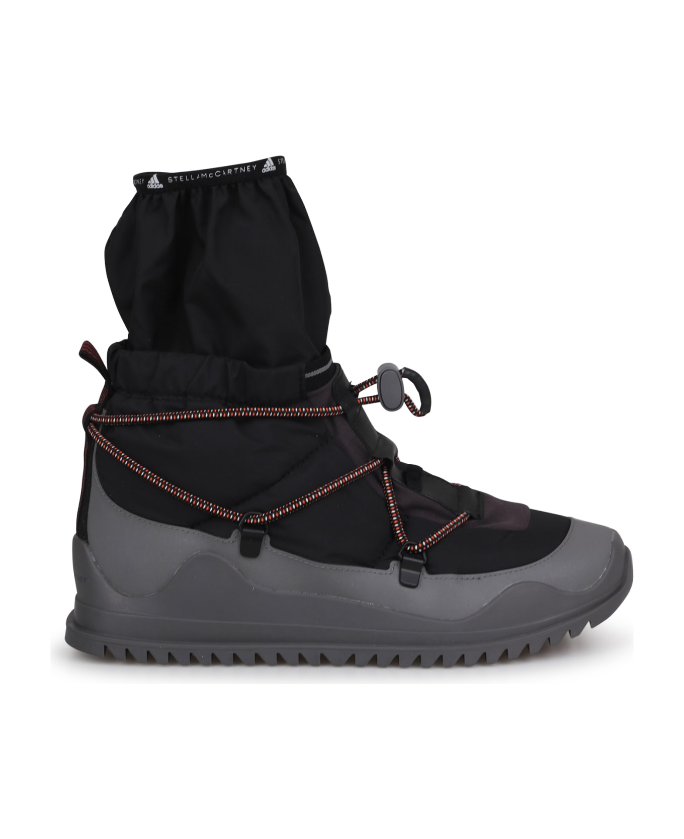 Adidas by Stella McCartney Logo-print Drawstring Boots - Black スニーカー